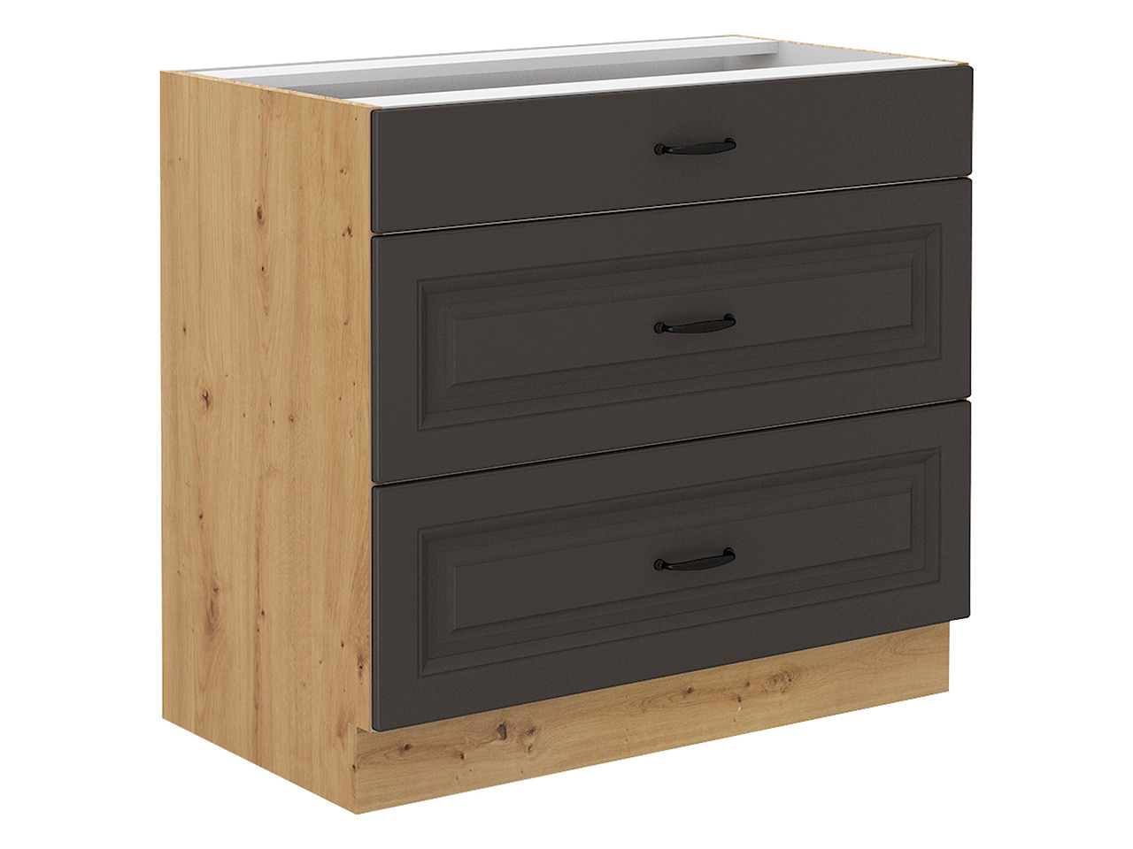 Dulap modular cu sertare Retro Grey 120