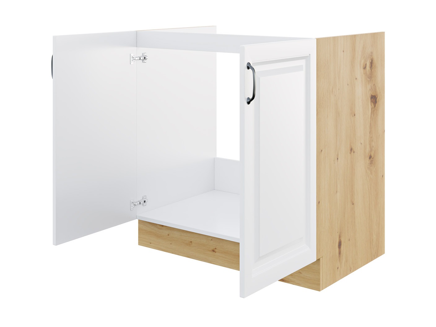 Dulap modular cu uși pentru chiuvetă Retro White 121