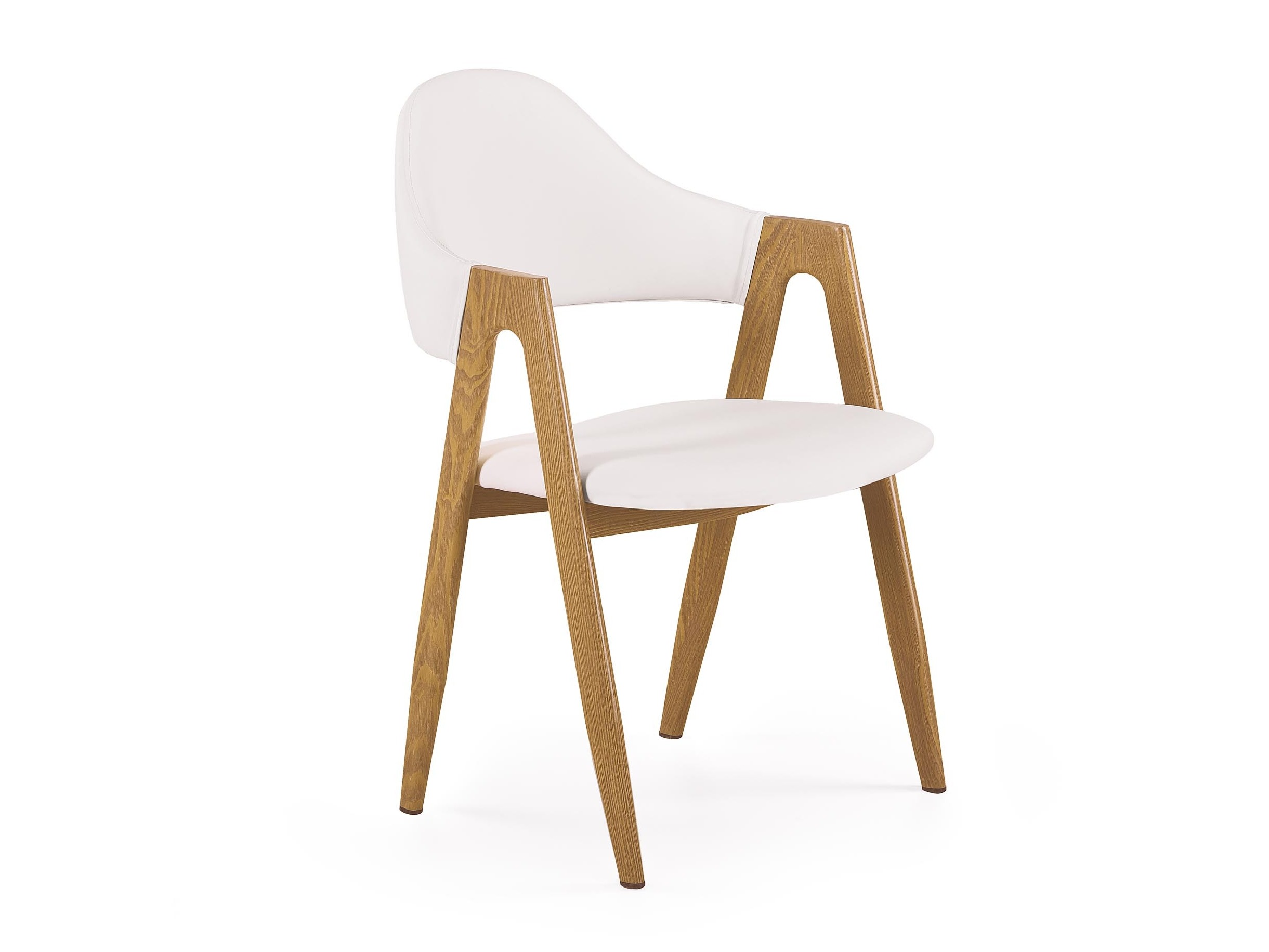 Scaun Houston 561 (Alb + stejar)