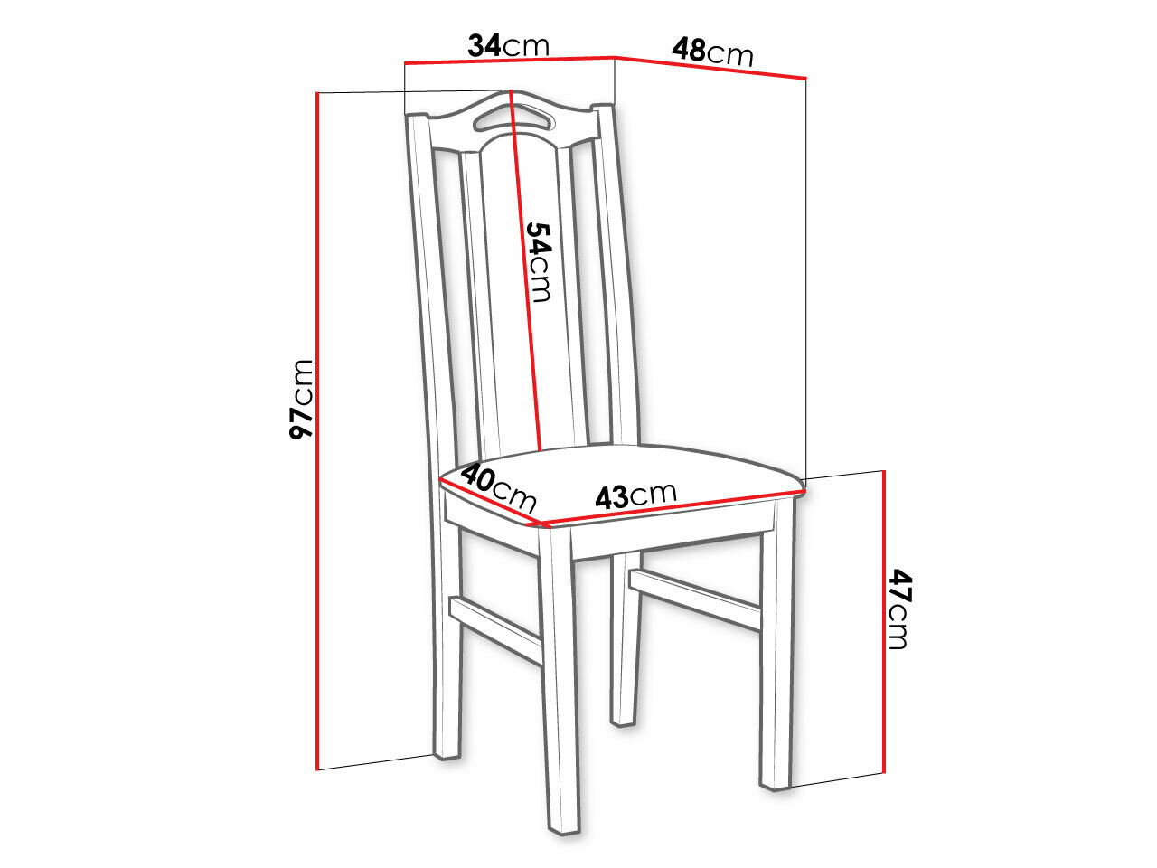 Scaun SR11312 cu un mic defect