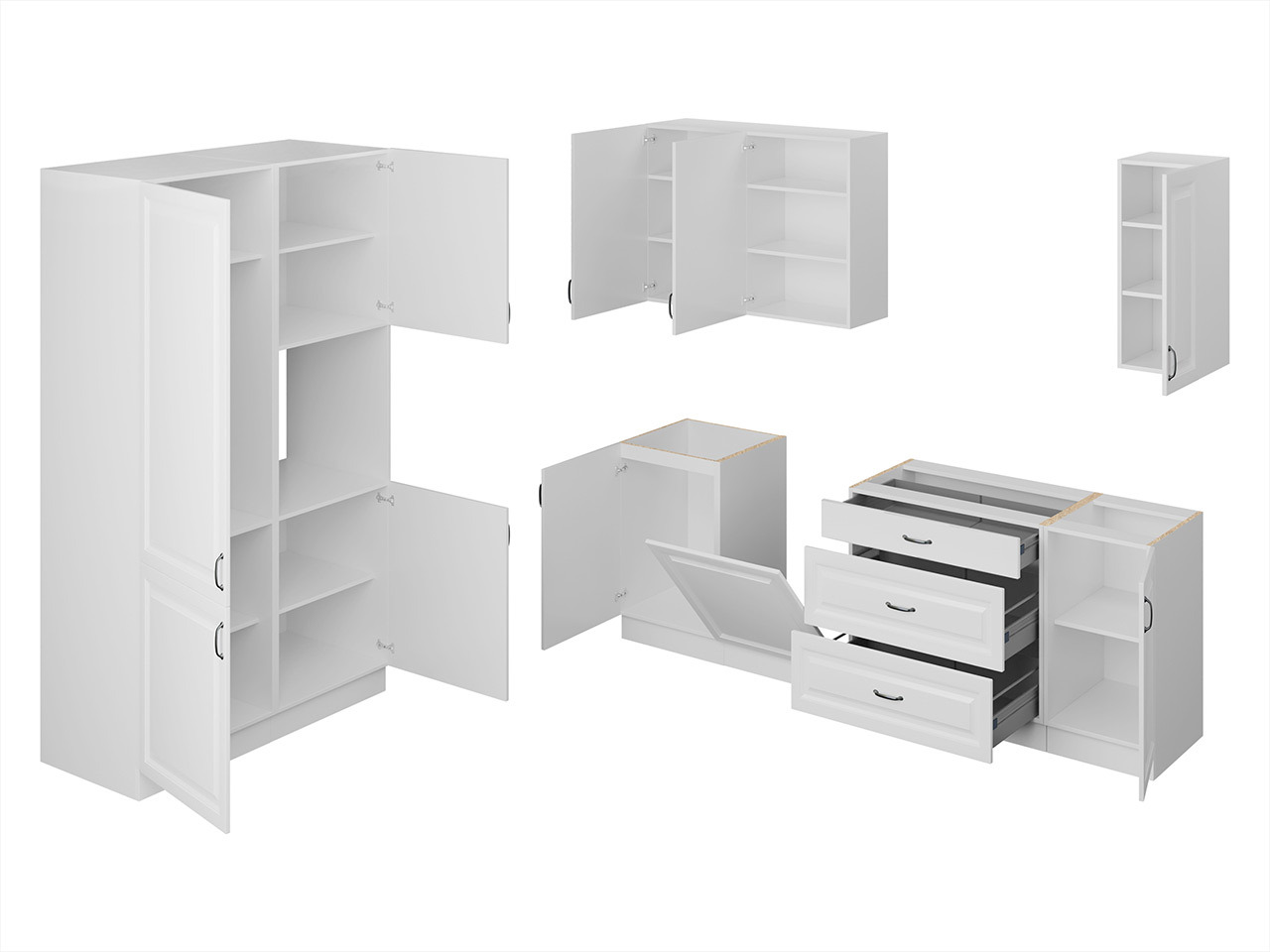 Set de bucătărie modular Retro Grey 149