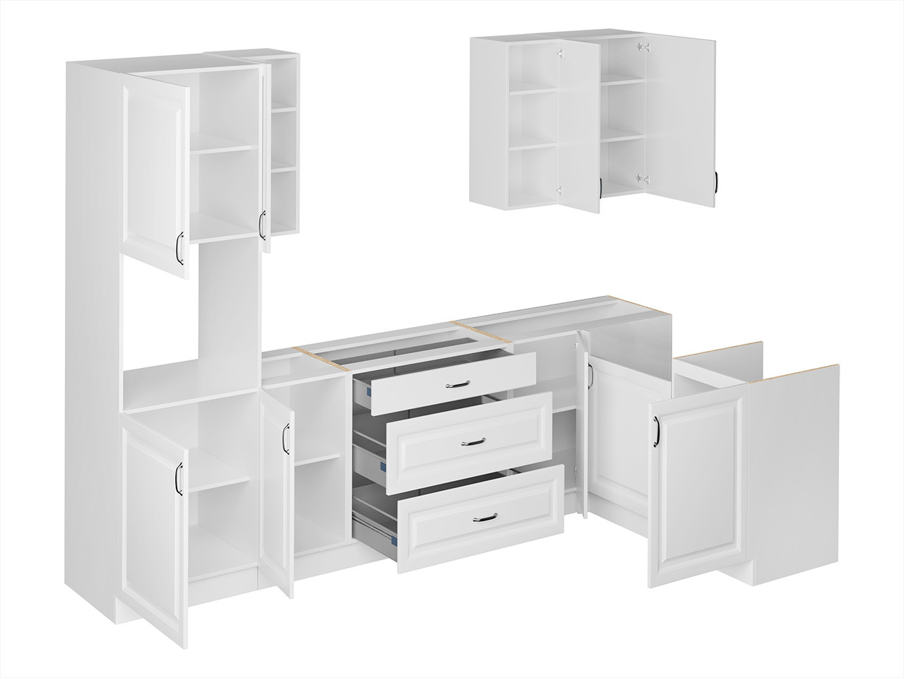 Set de bucătărie modular Retro White 148