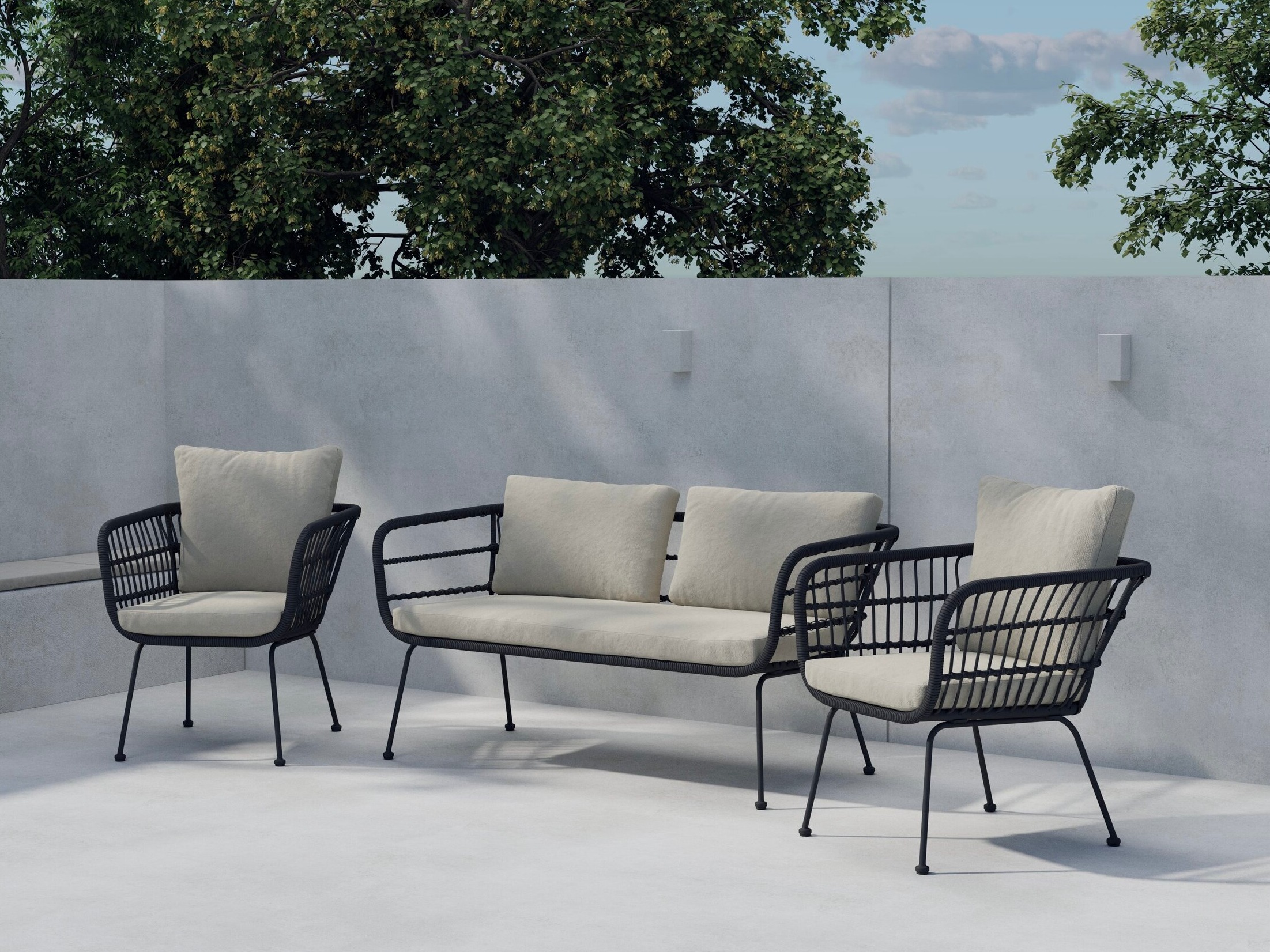 Set mobilier de exterior Dallas 5189
