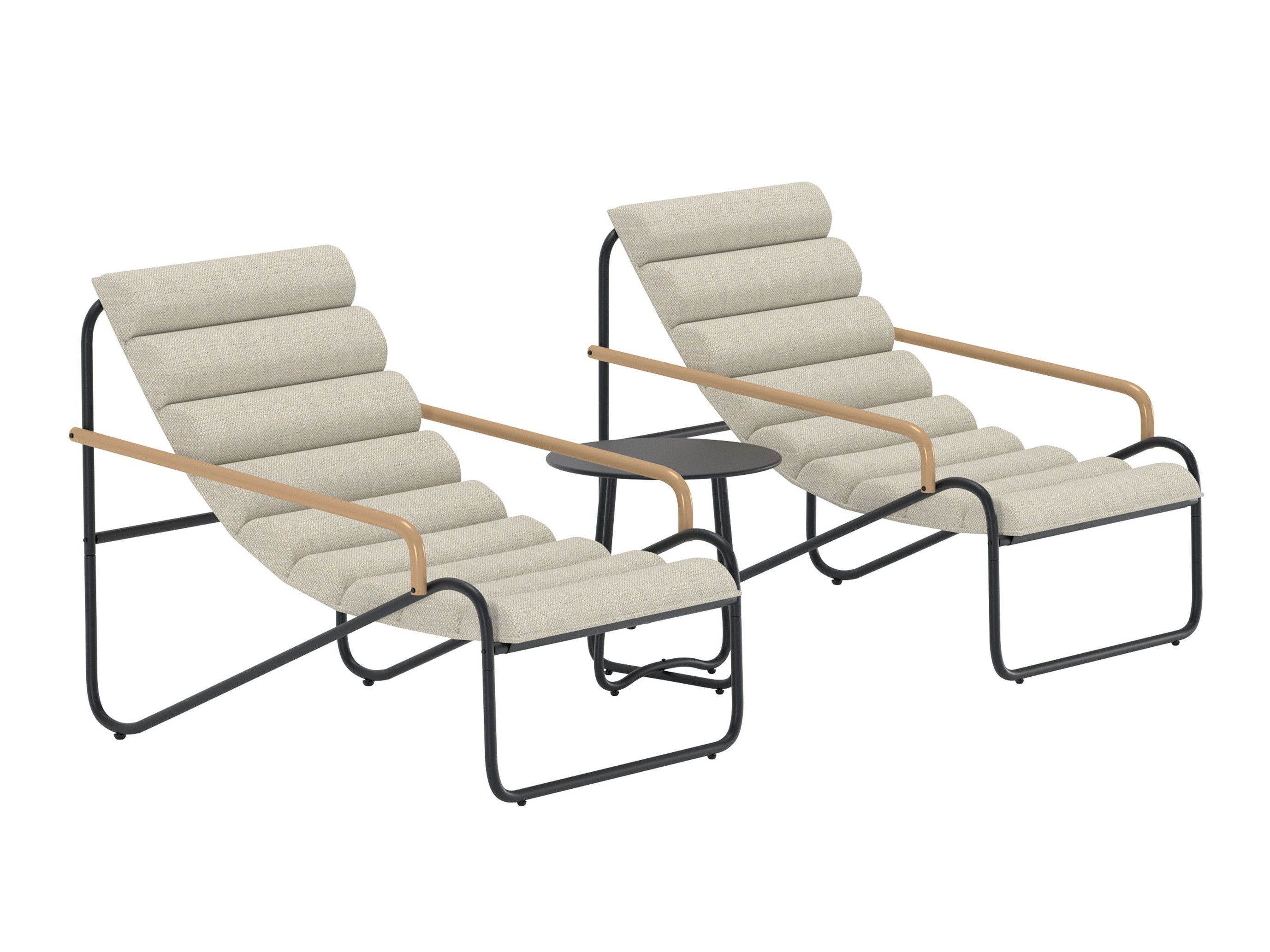 Set de balcon Dallas 5194 (Negru)