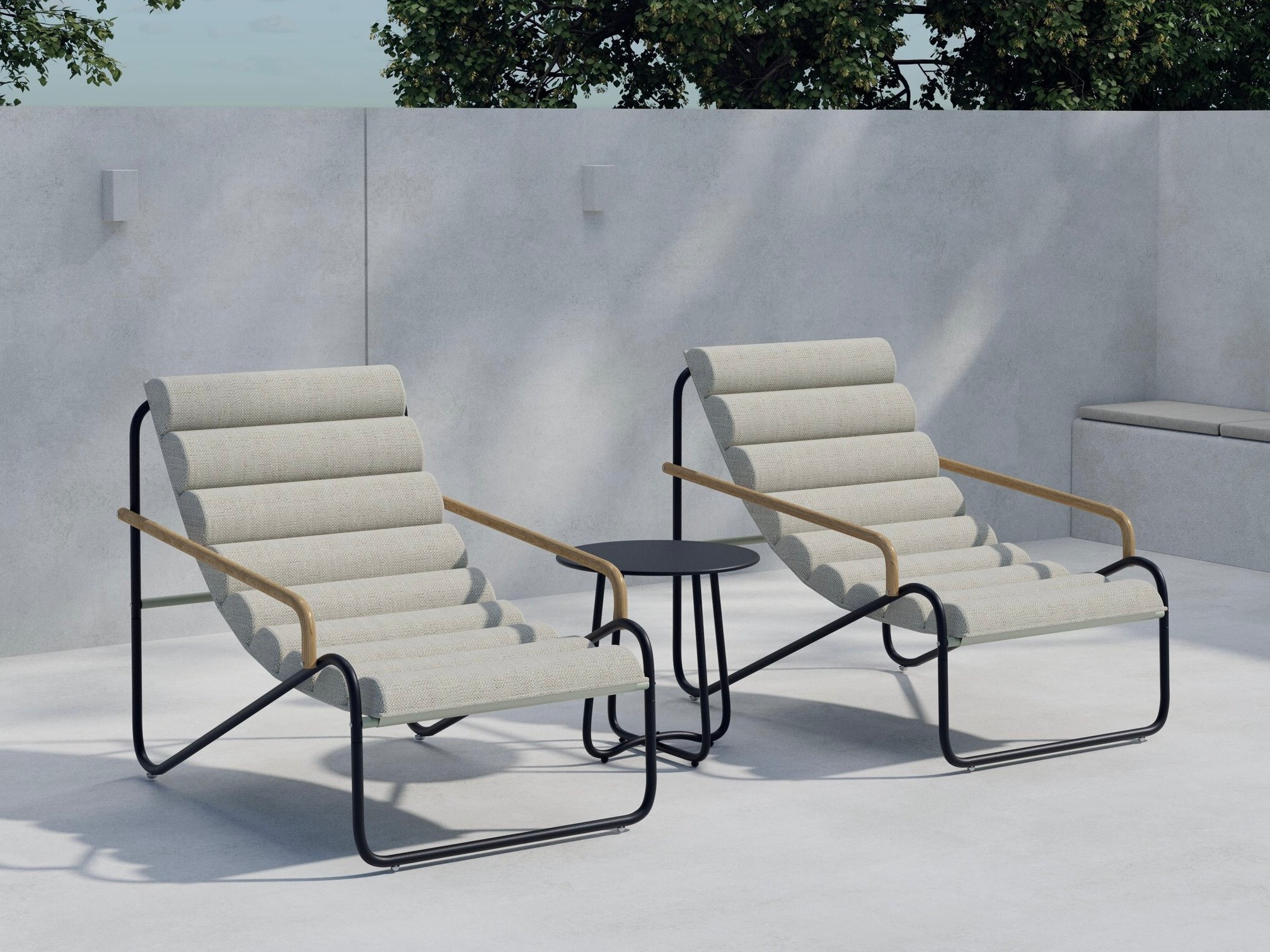 Set de balcon Dallas 5194 (Negru)