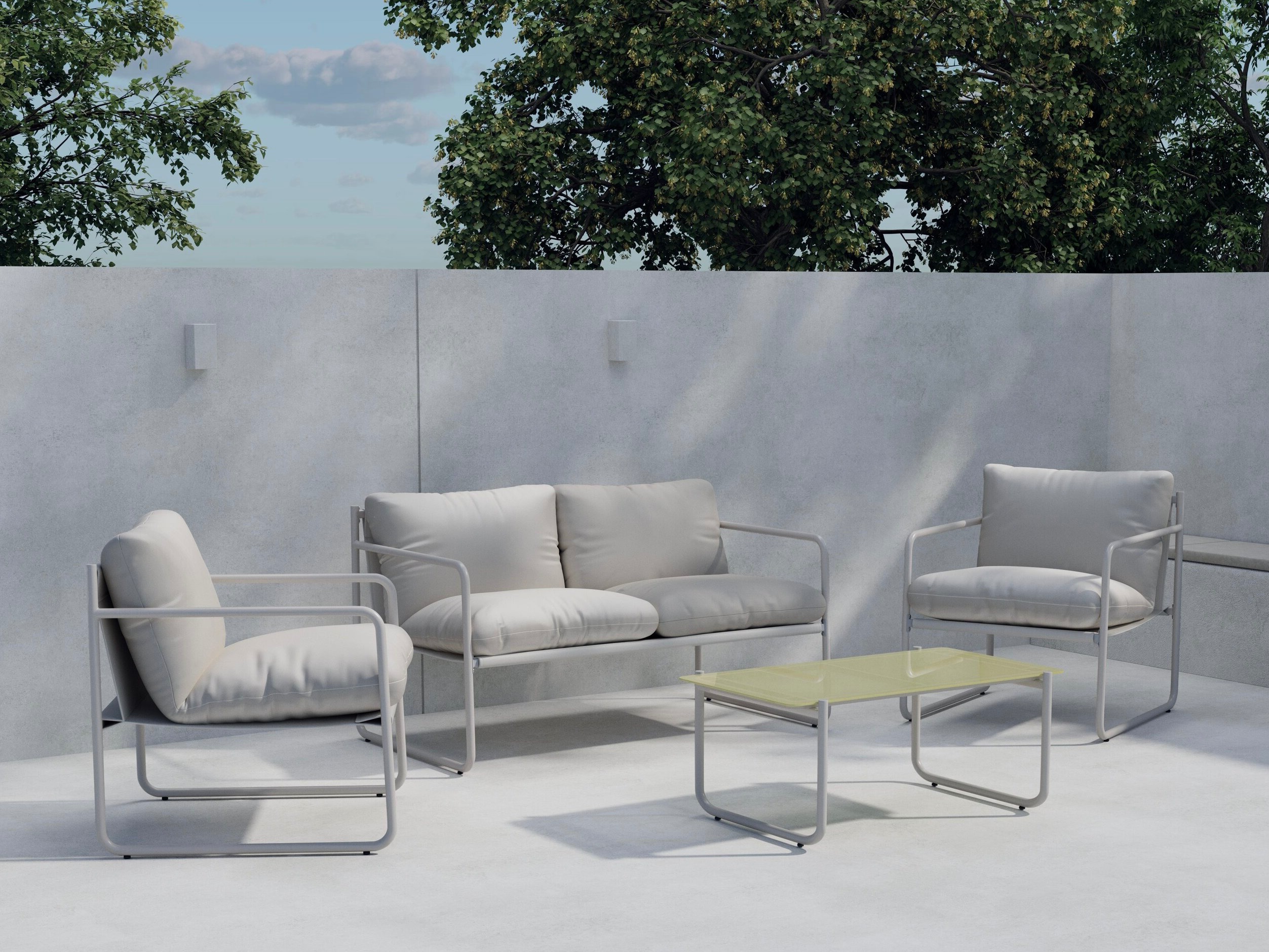 Set mobilier de exterior Dallas 5195