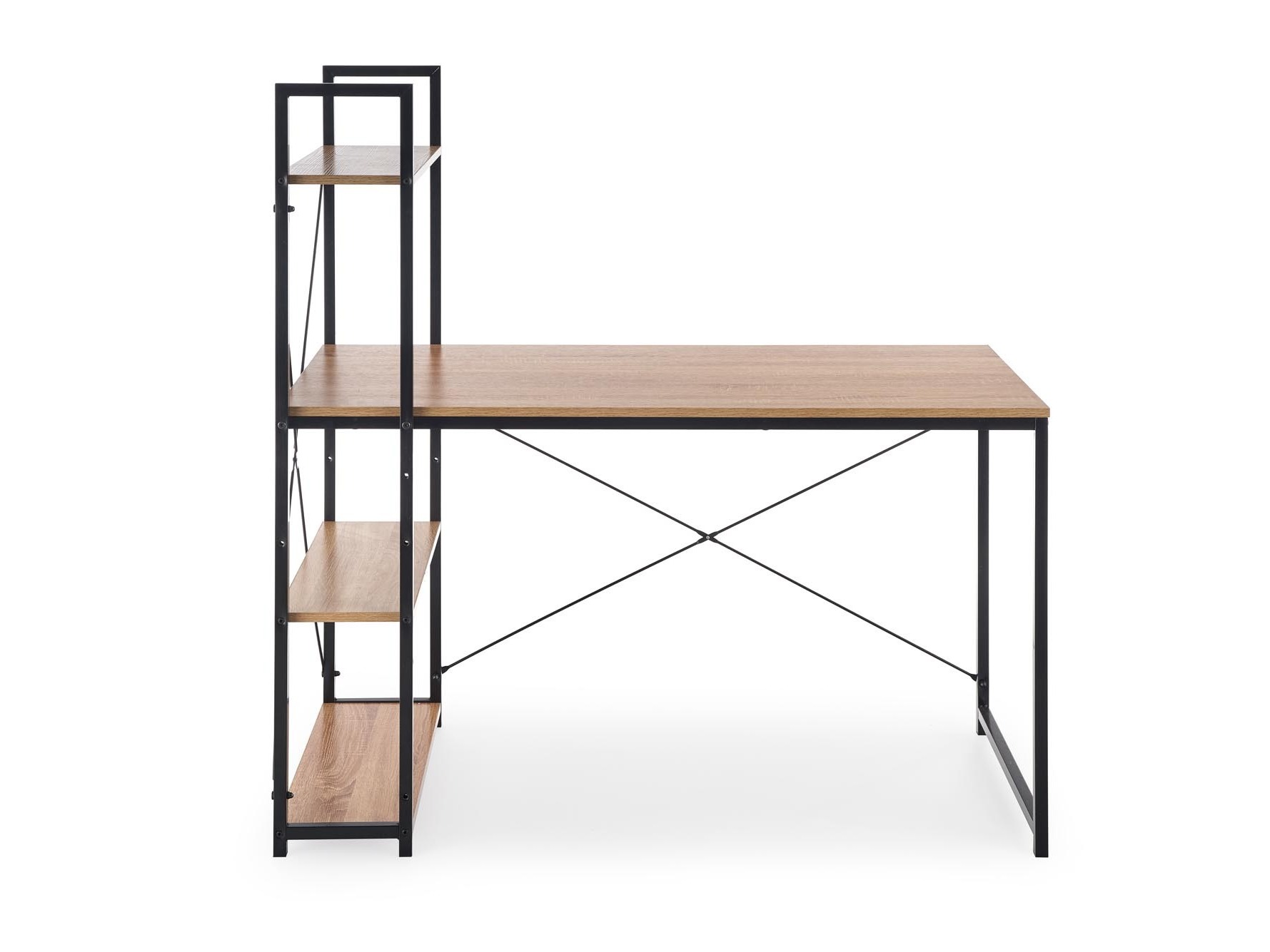 Birou Houston 1888 (Stejar Sonoma + Negru)