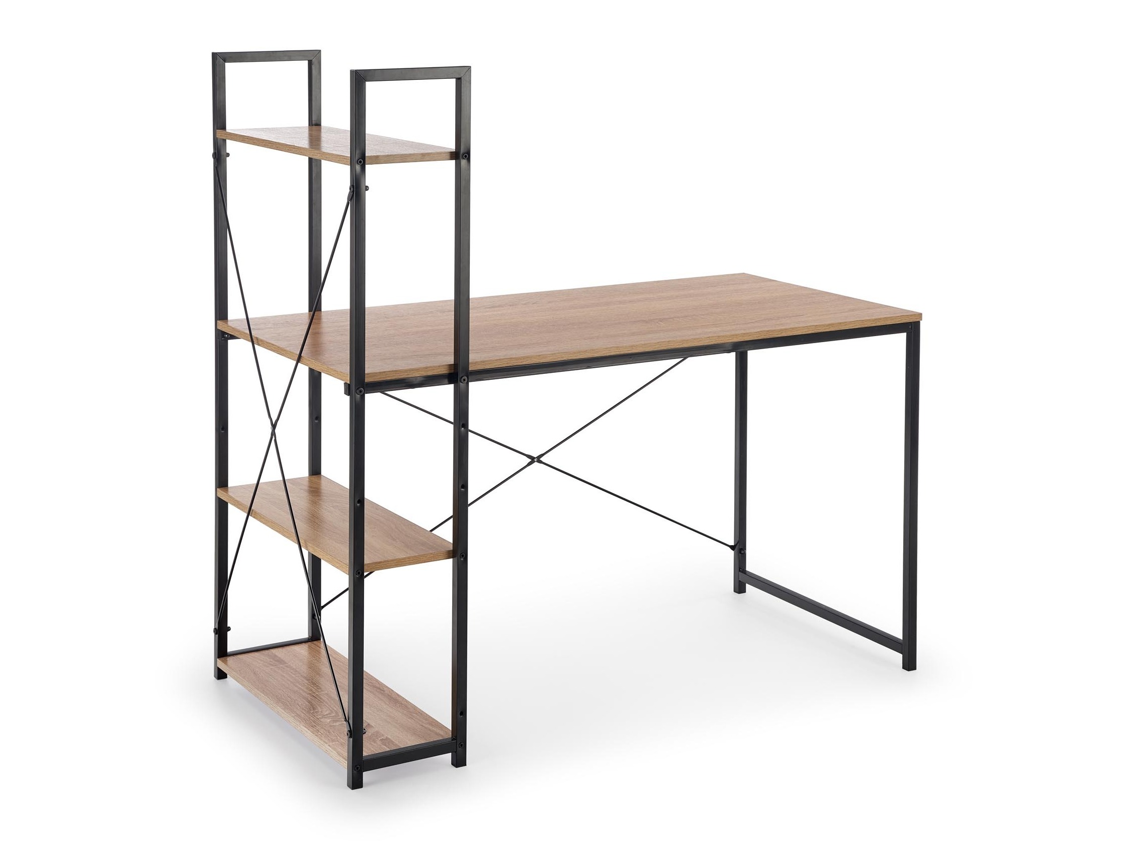 Birou Houston 1888 (Stejar Sonoma + Negru)