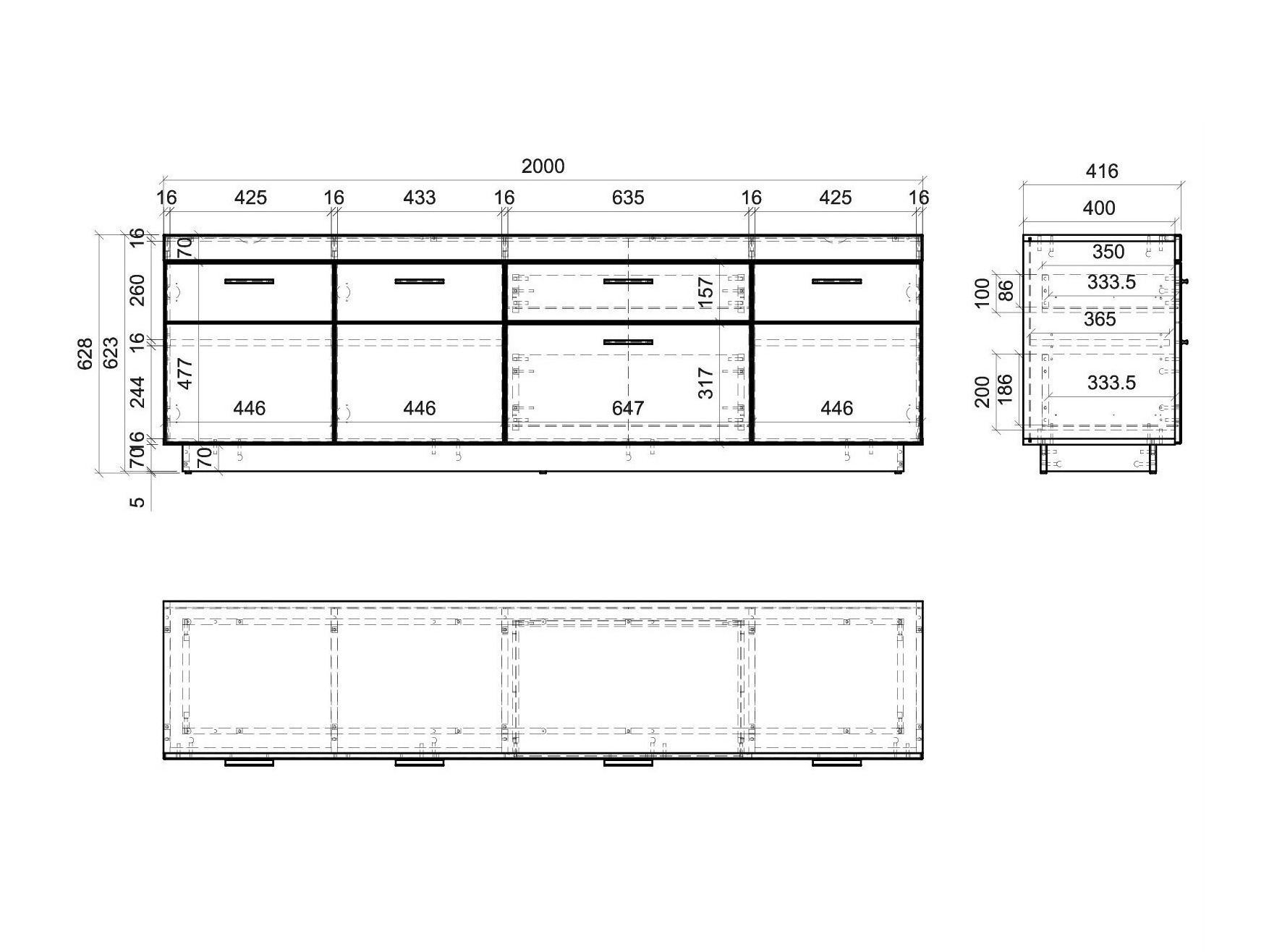 Comodă TV Balelbu 101