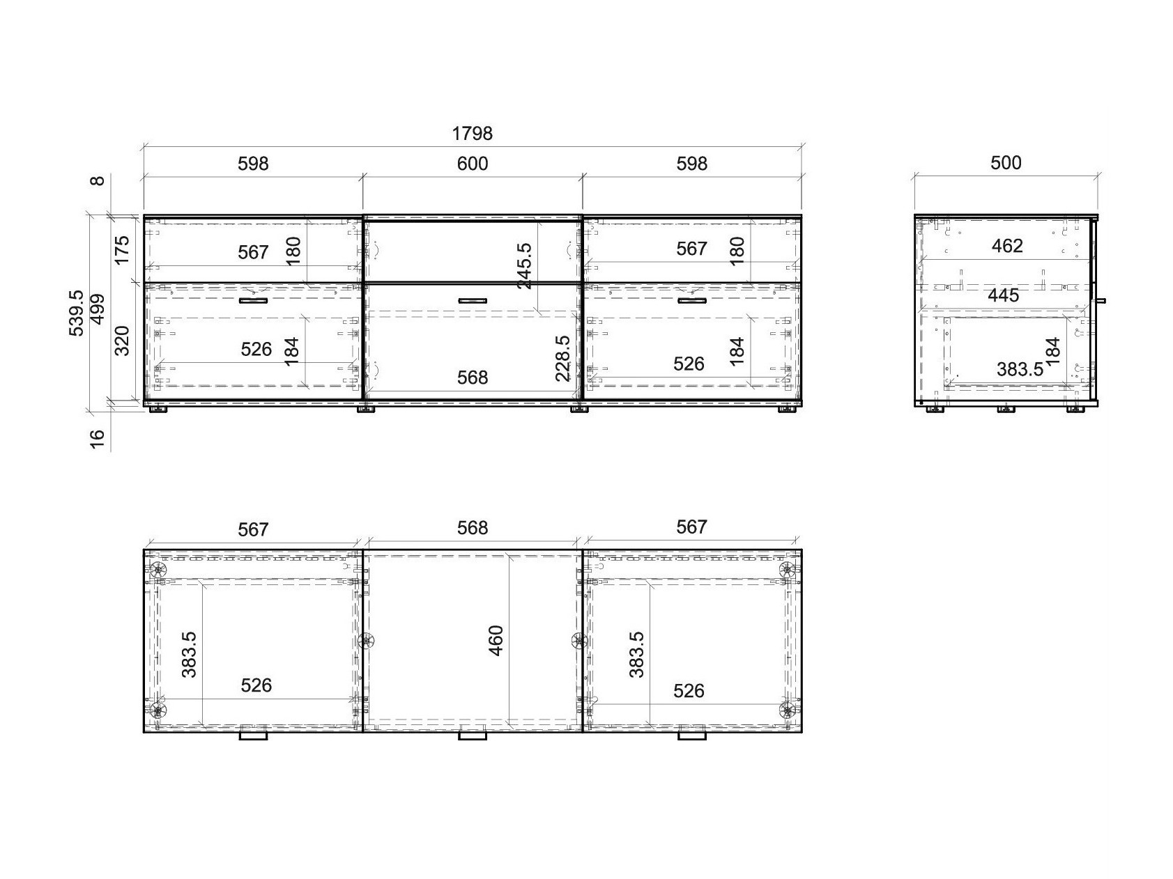 Set de living Alnue 107