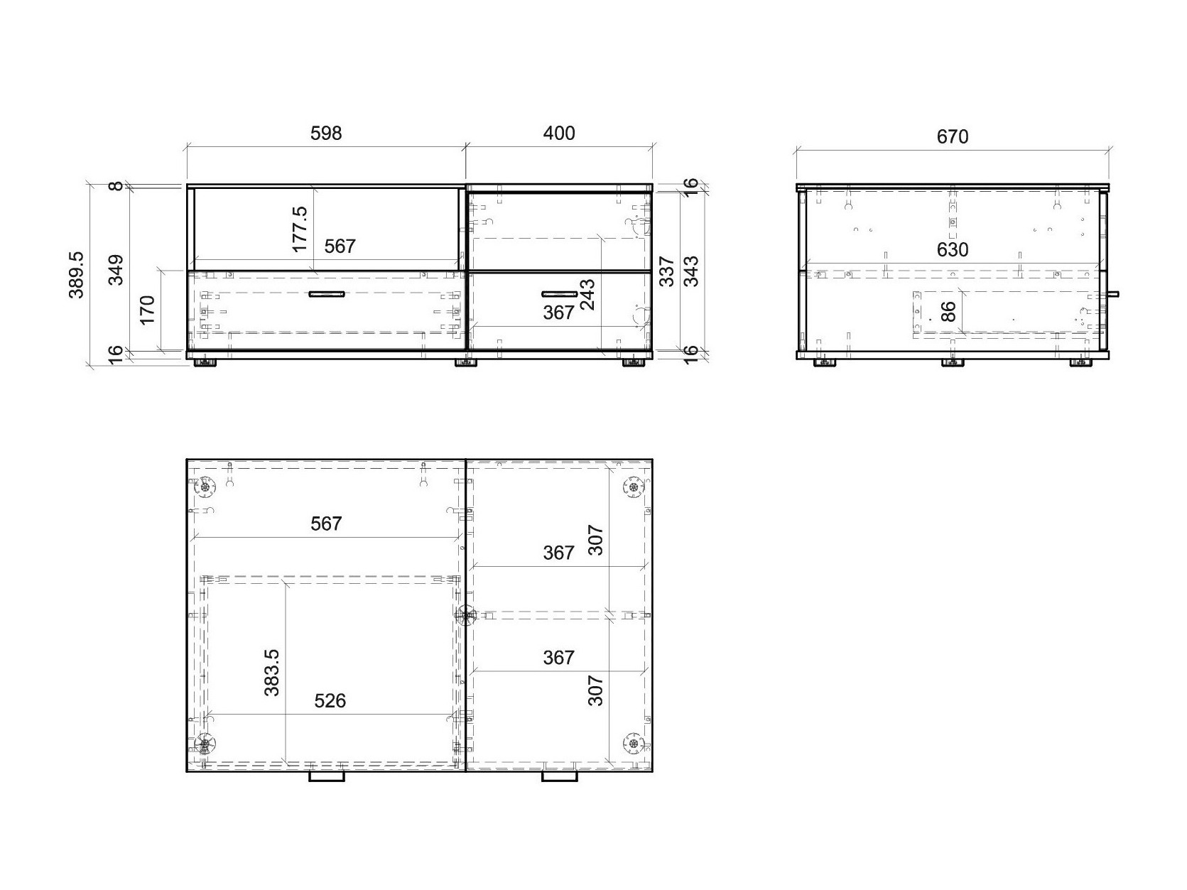 Set de living Alnue 107
