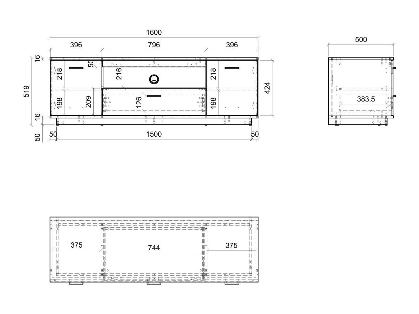 Comodă TV Salsalo 101