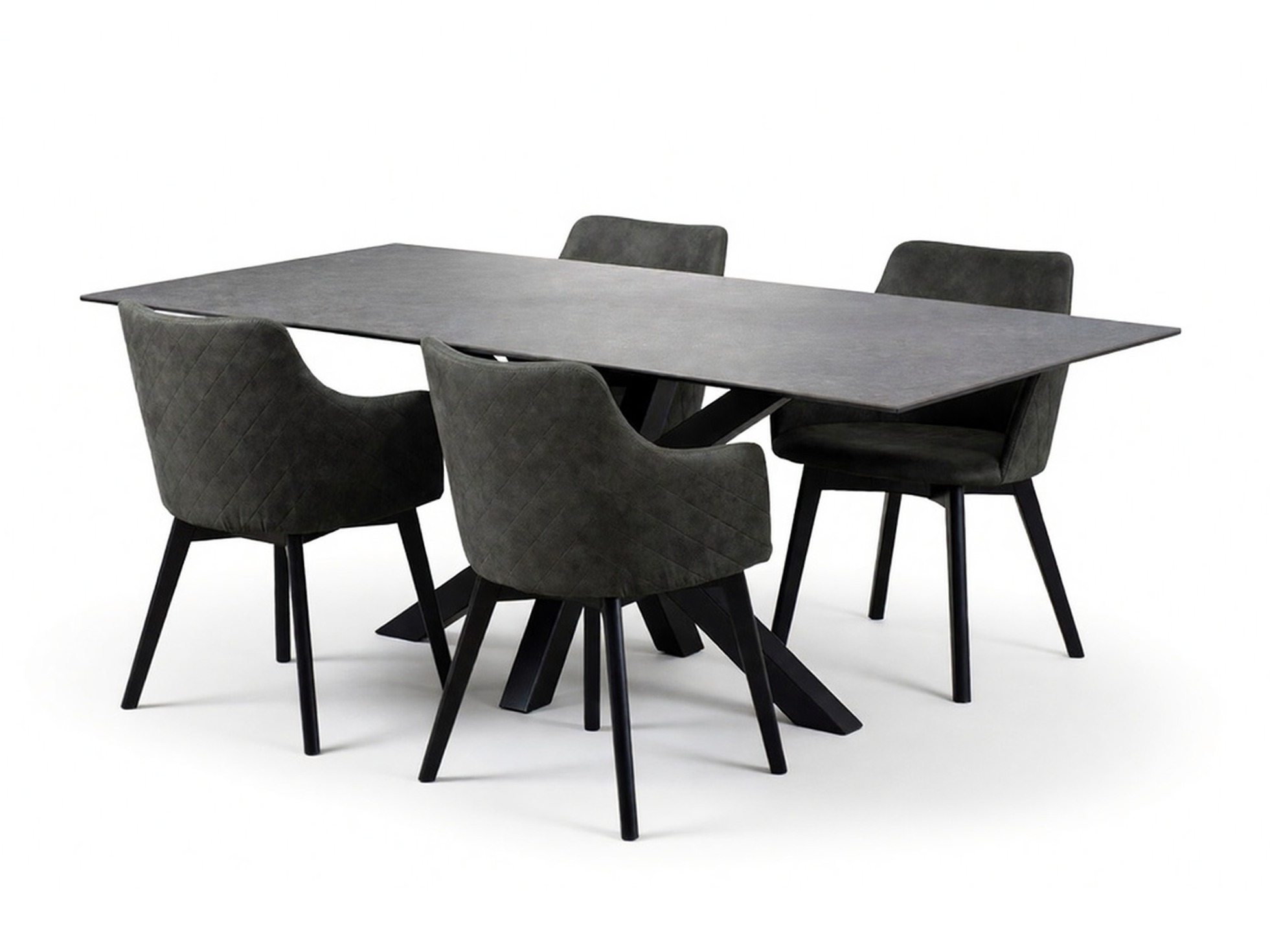 Set de mese Norsica 559 (Antracit + Negru)