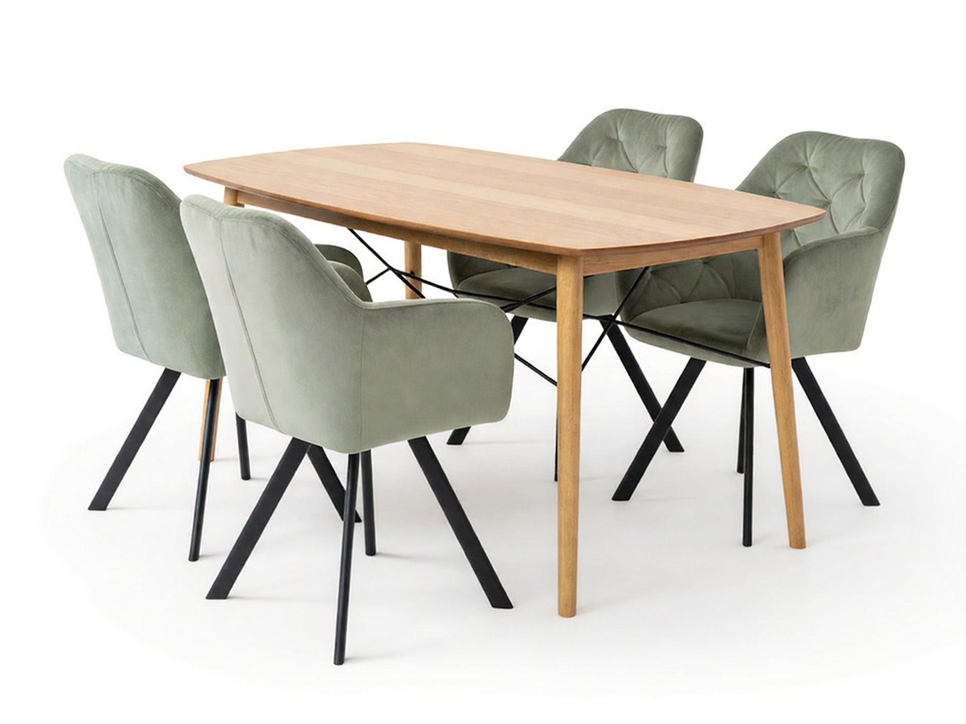 Set de mese Norsica Daltea 117 (Bej + Negru)