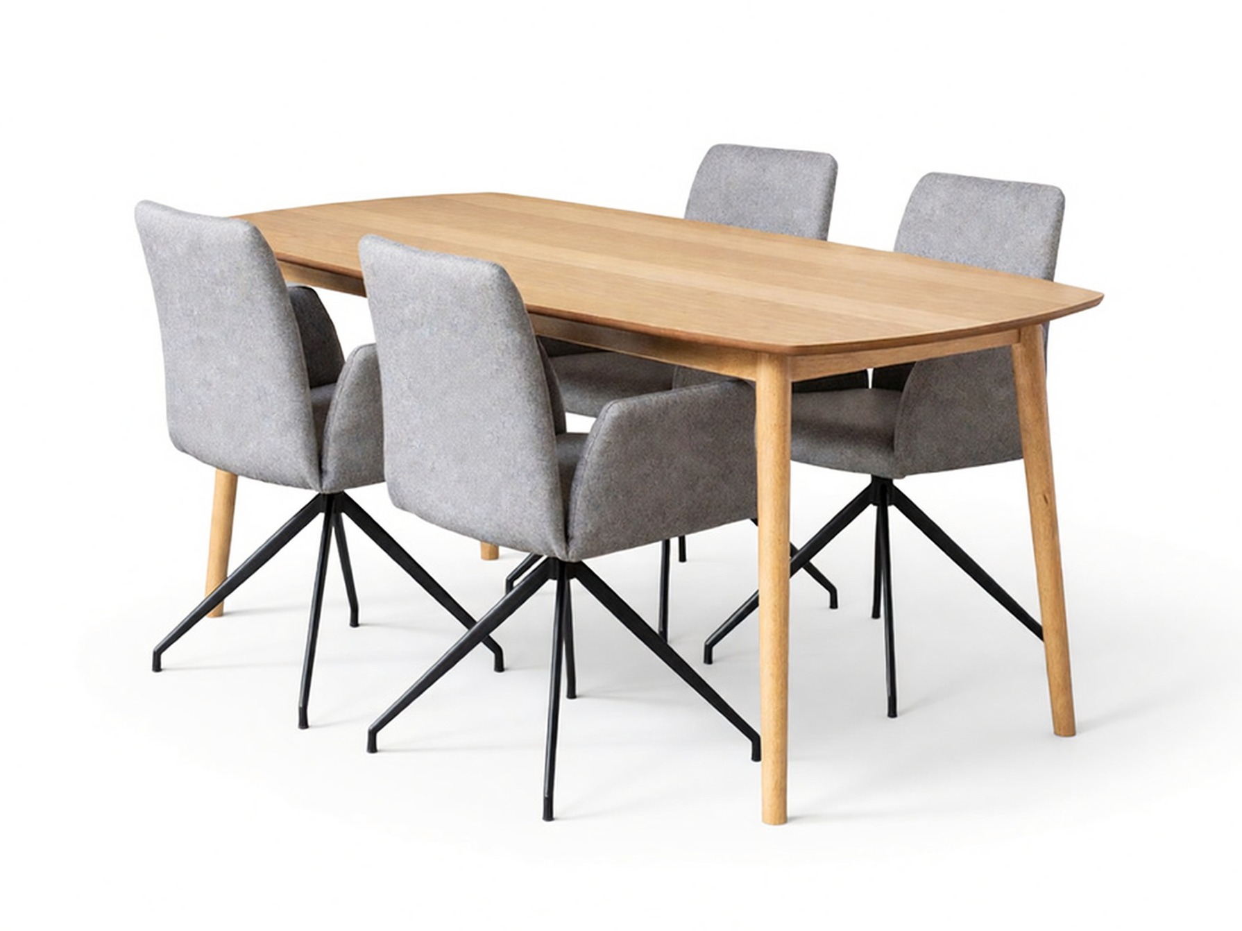 Set de mese Norsica Daltea 118 (Gri + Negru)