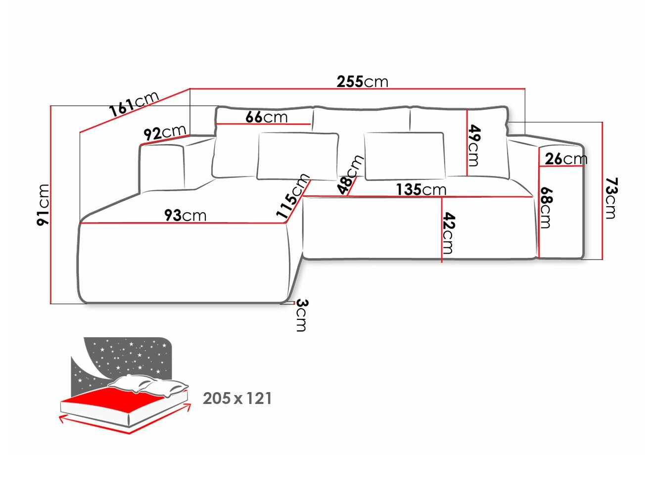 Colțar SR11324 cu ambalaj deteriorat