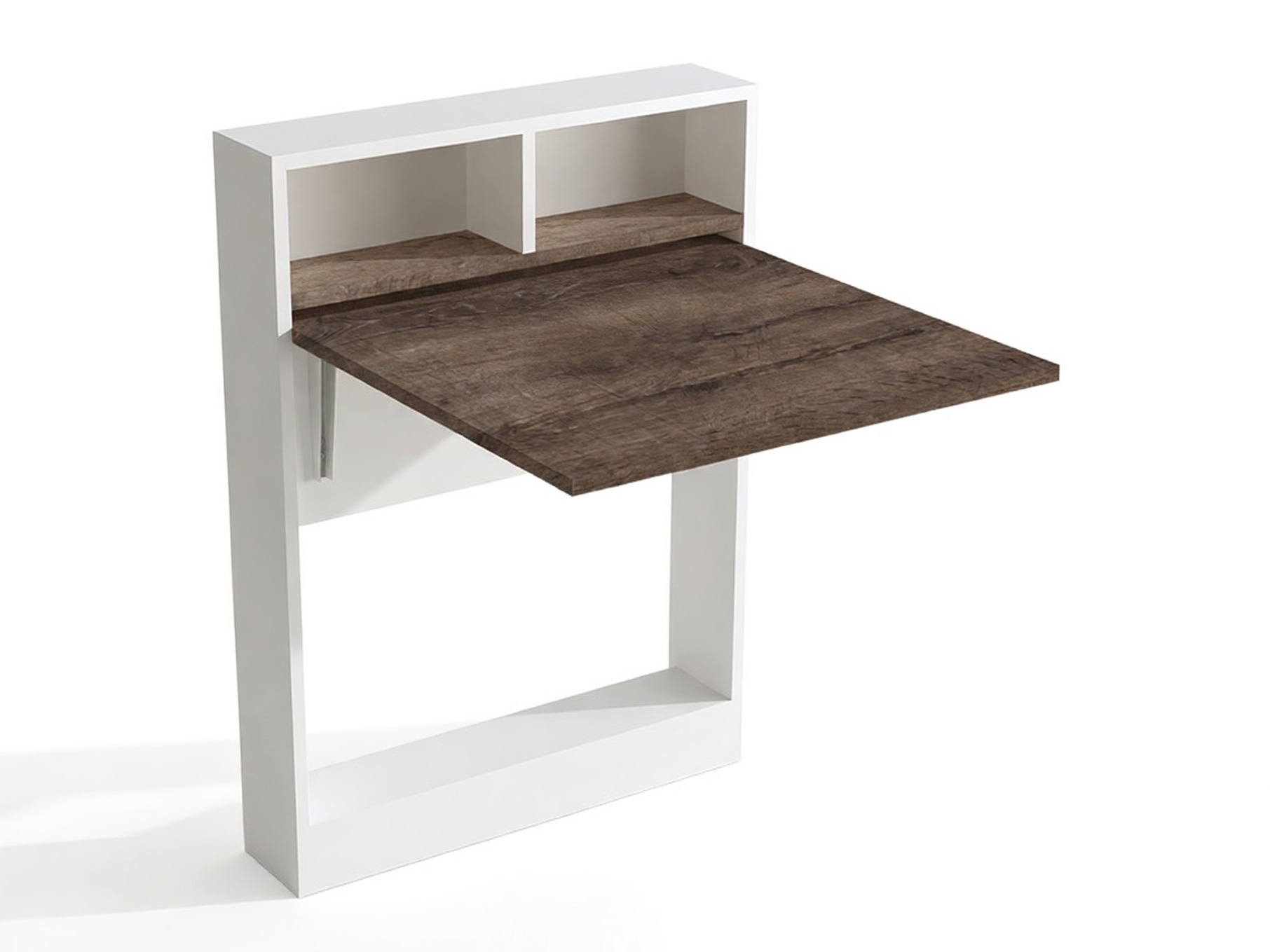 Masă pliantă Kailua 187 (Alb + Maro deschis)