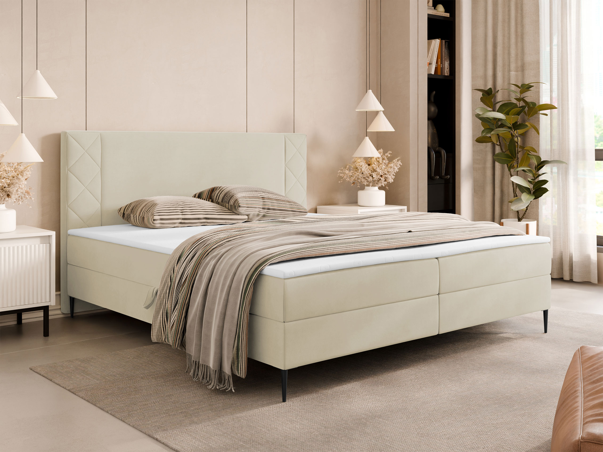 Pat boxspring Providence 200 (Polo 872)