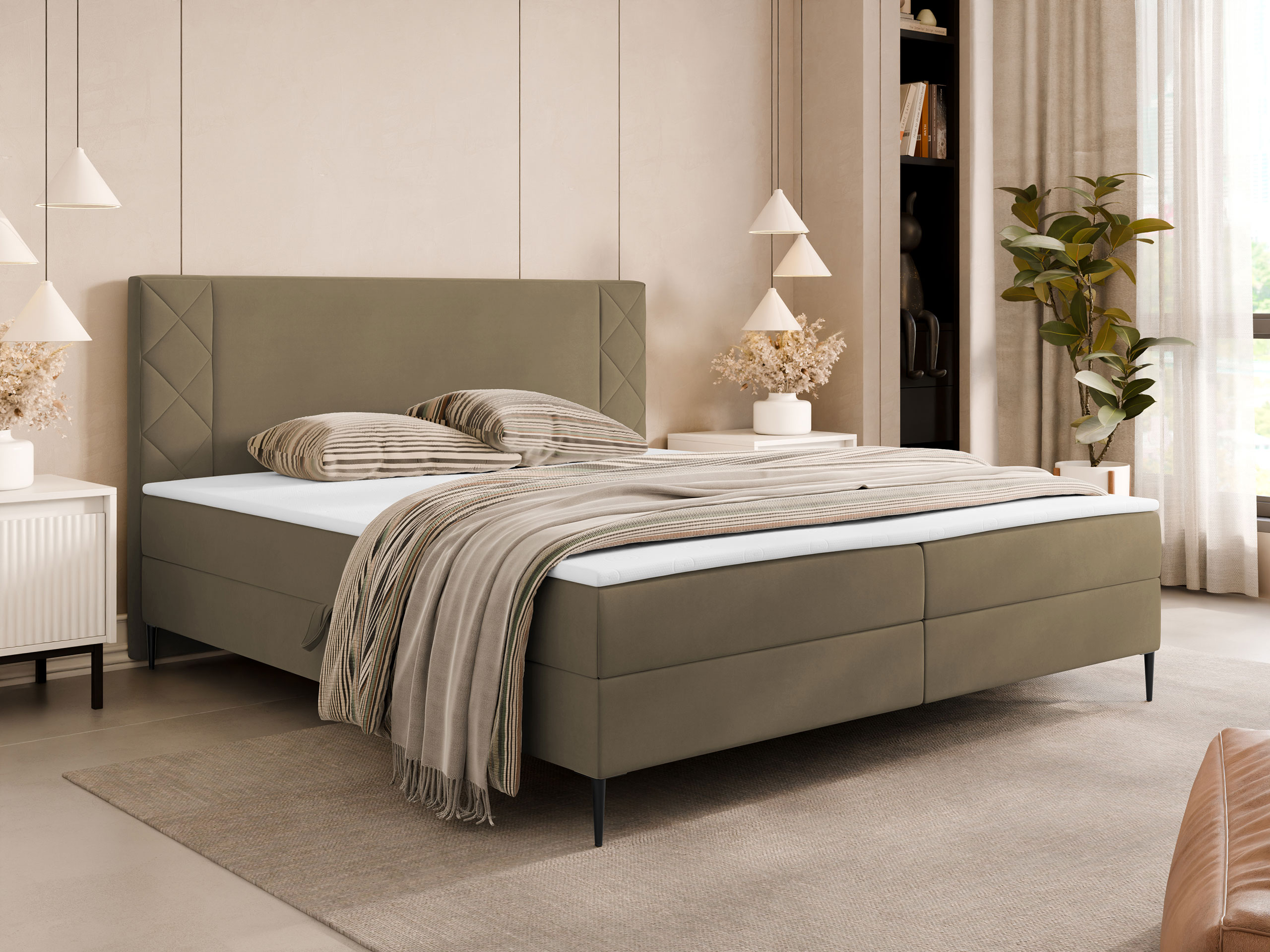 Pat boxspring Providence 200 (Polo 875)