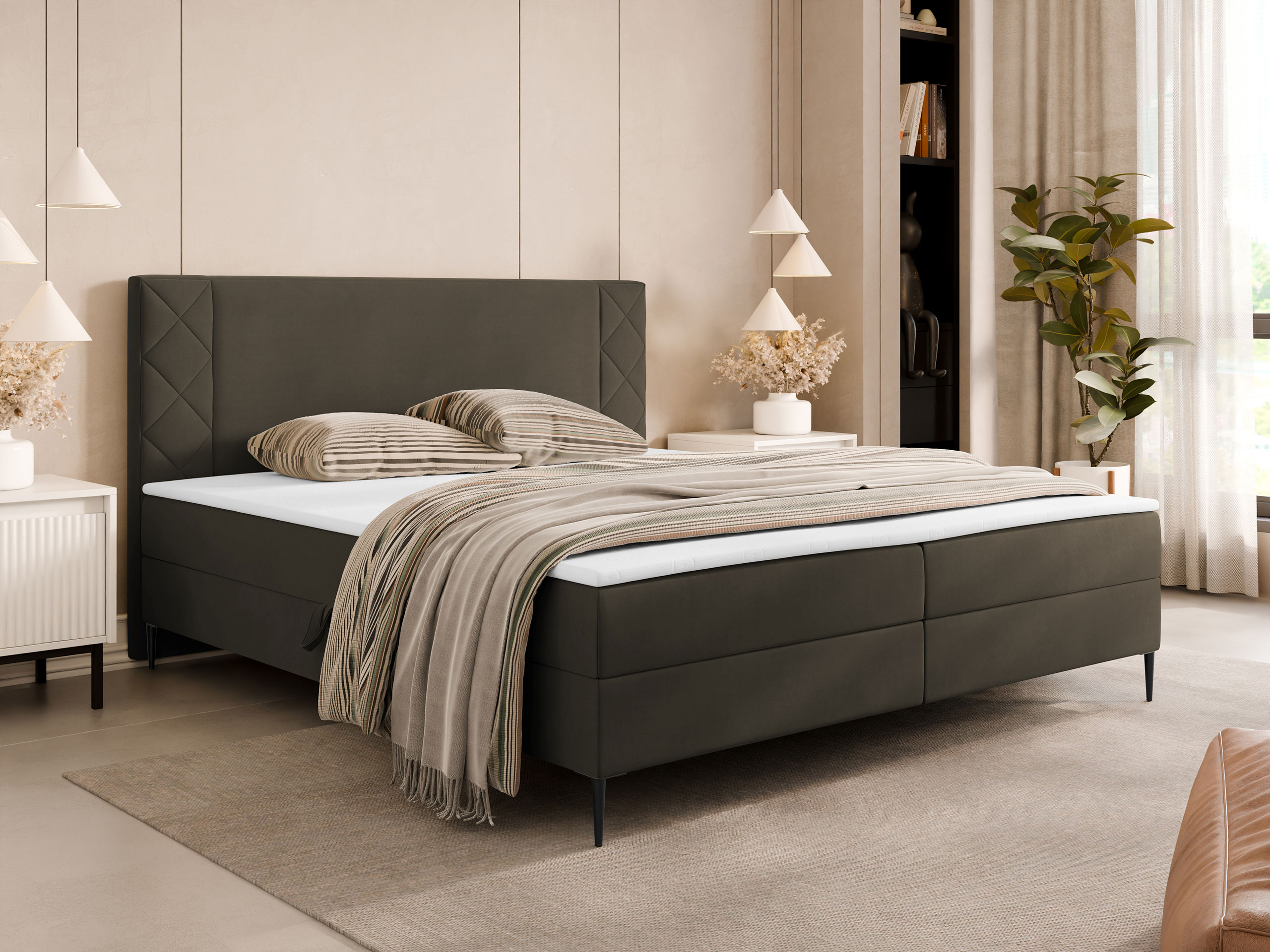 Pat boxspring Providence 200 (Polo 877)
