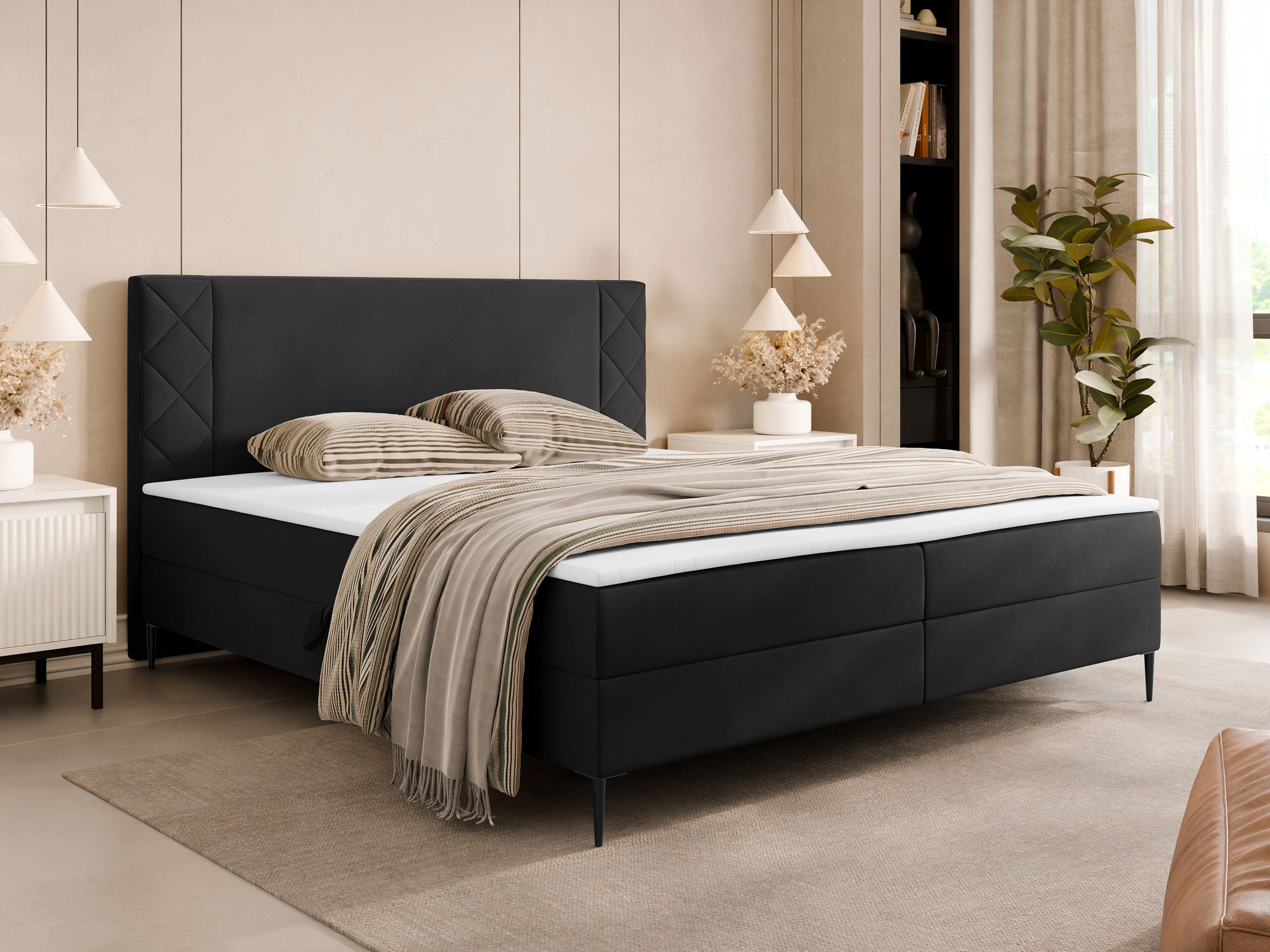 Pat boxspring Providence 200 (Polo 897)