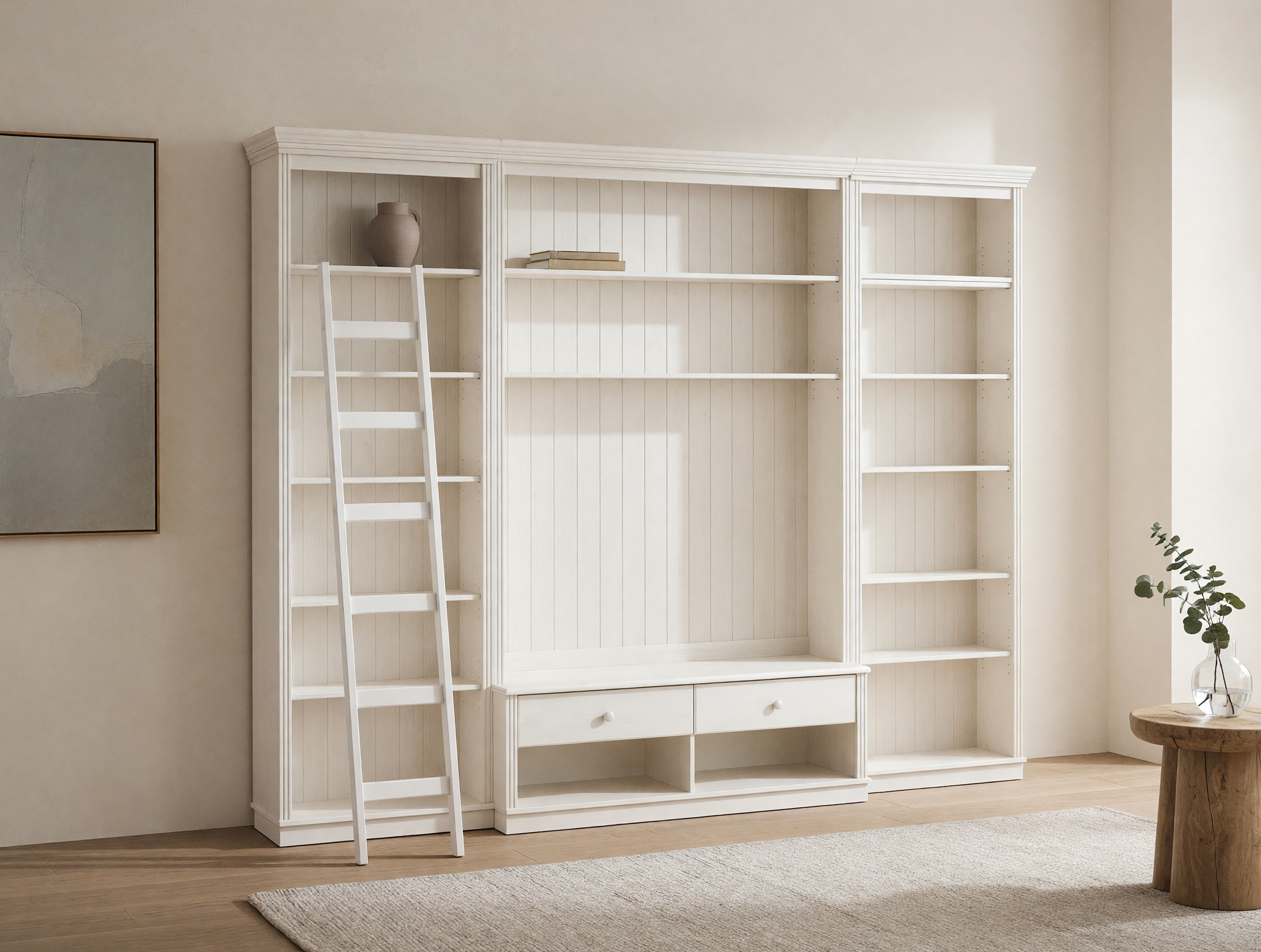 Set de living Saltoro 108 (Alb)