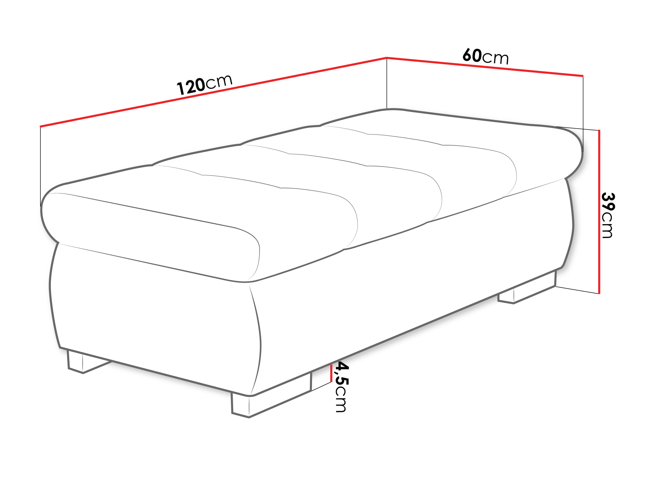 Bancă tapițată Comfivo Nitor I (Venus Velvet 2932)