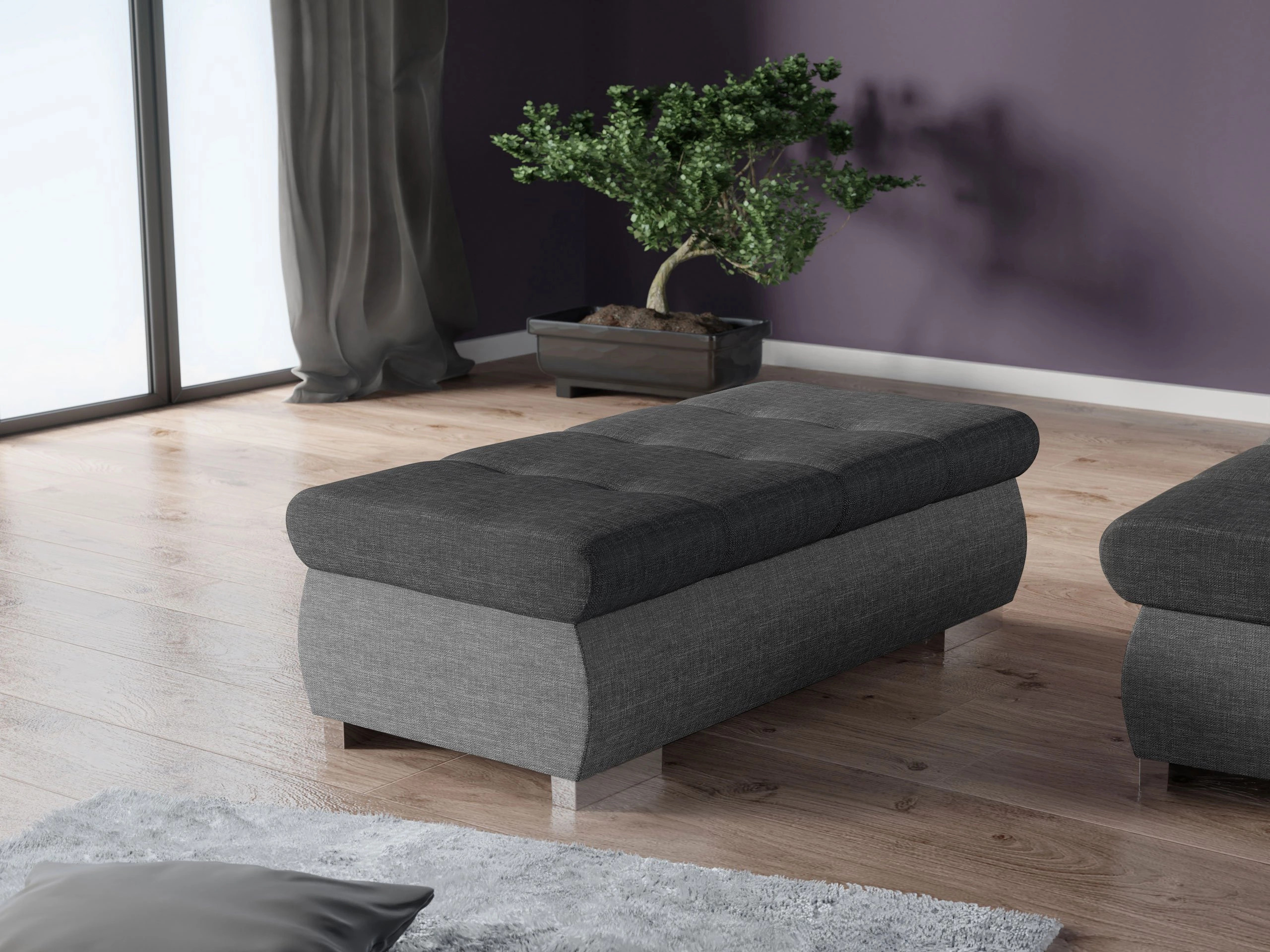 Bancă tapițată Comfivo Nitor I (Lux 05 + Lux 06)