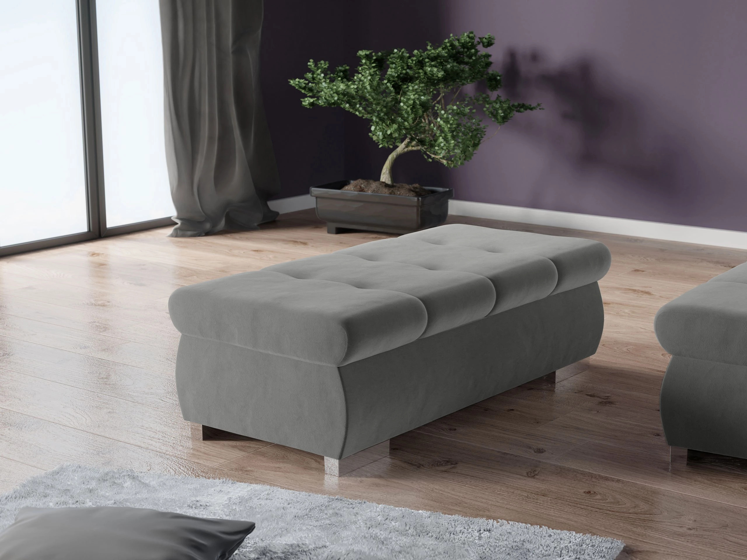 Bancă tapițată Comfivo Nitor I (Magic Velvet 2217)