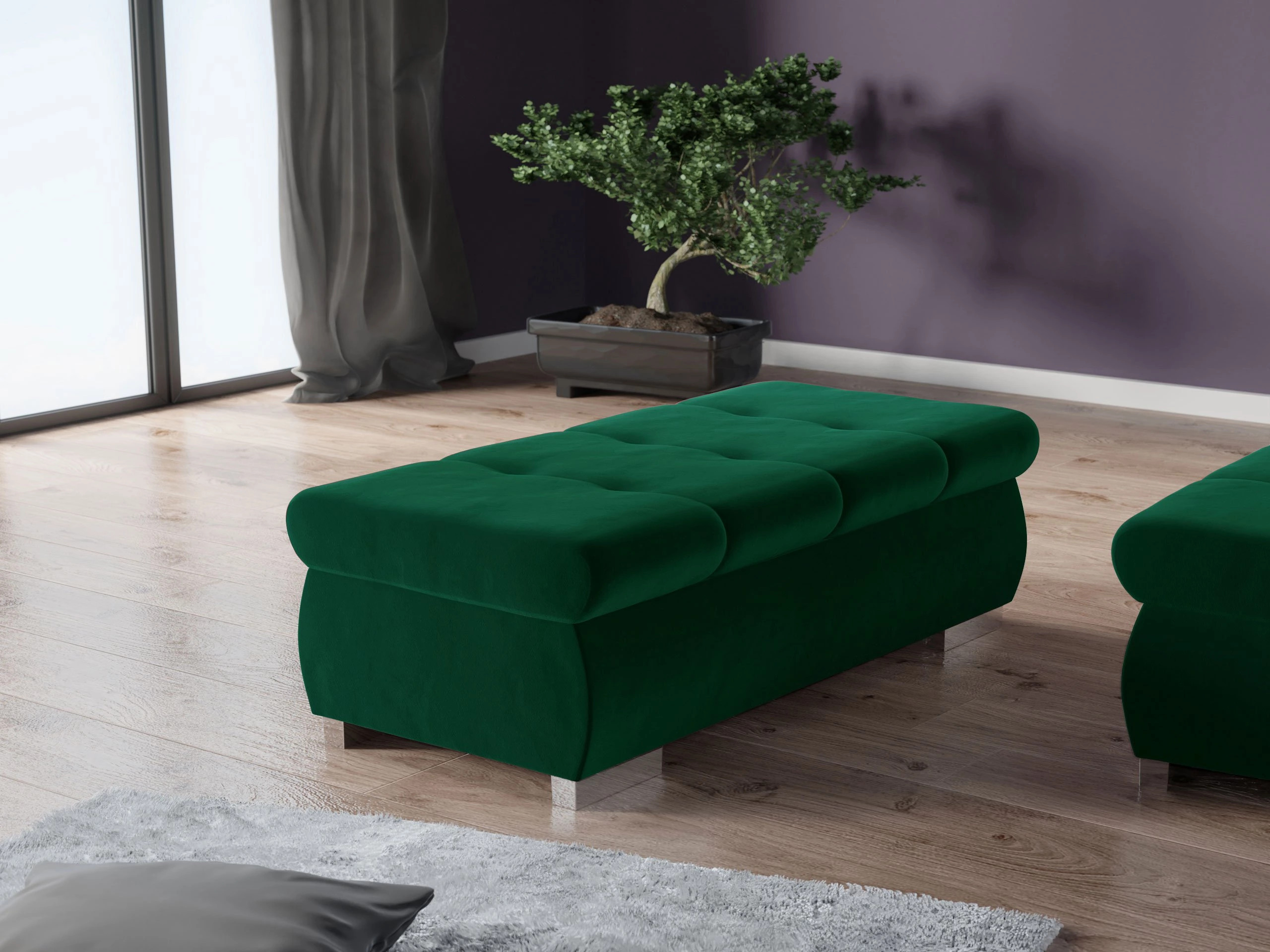 Bancă tapițată Comfivo Nitor I (Magic Velvet 2225)