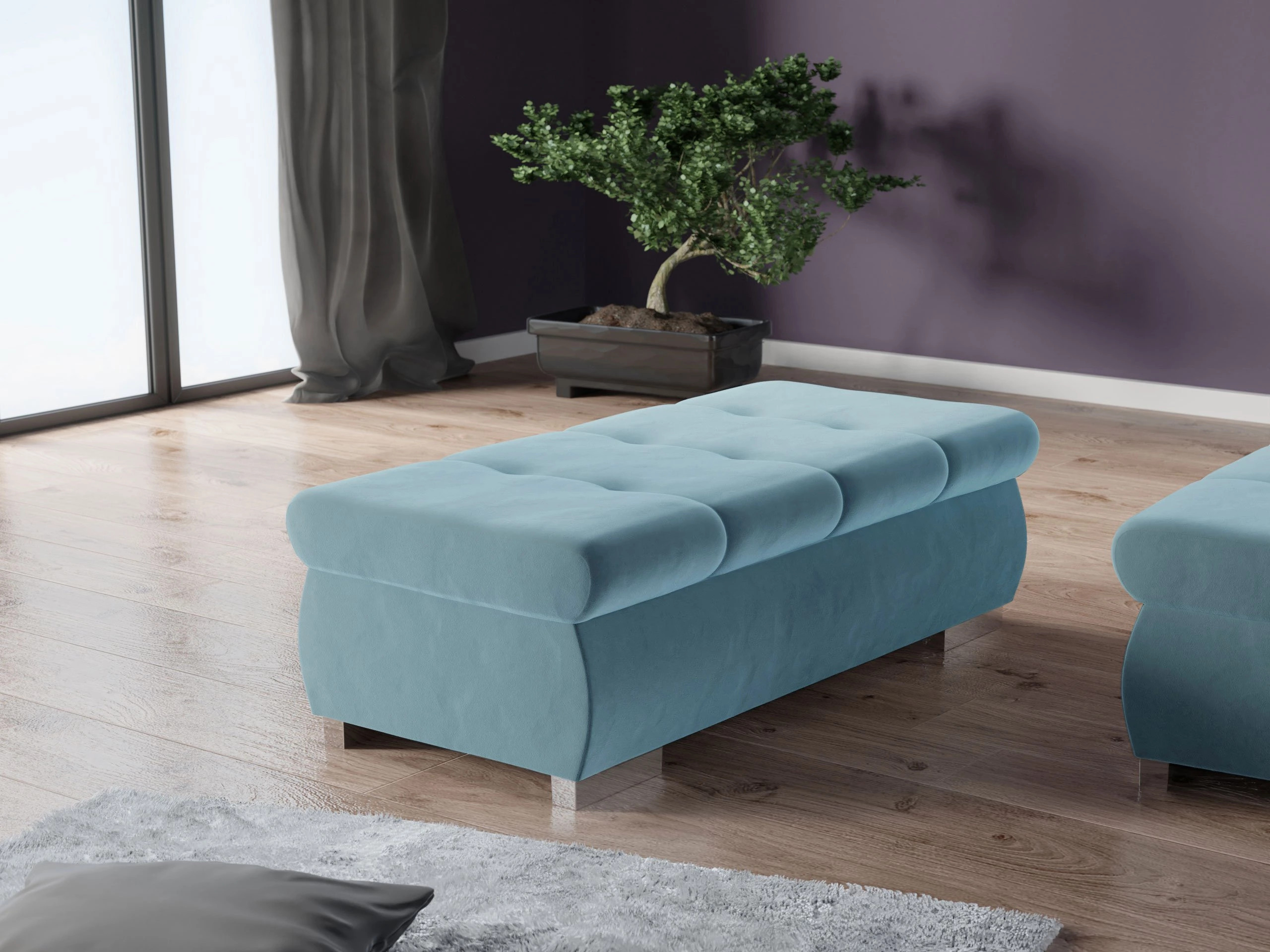 Bancă tapițată Comfivo Nitor I (Magic Velvet 2260)