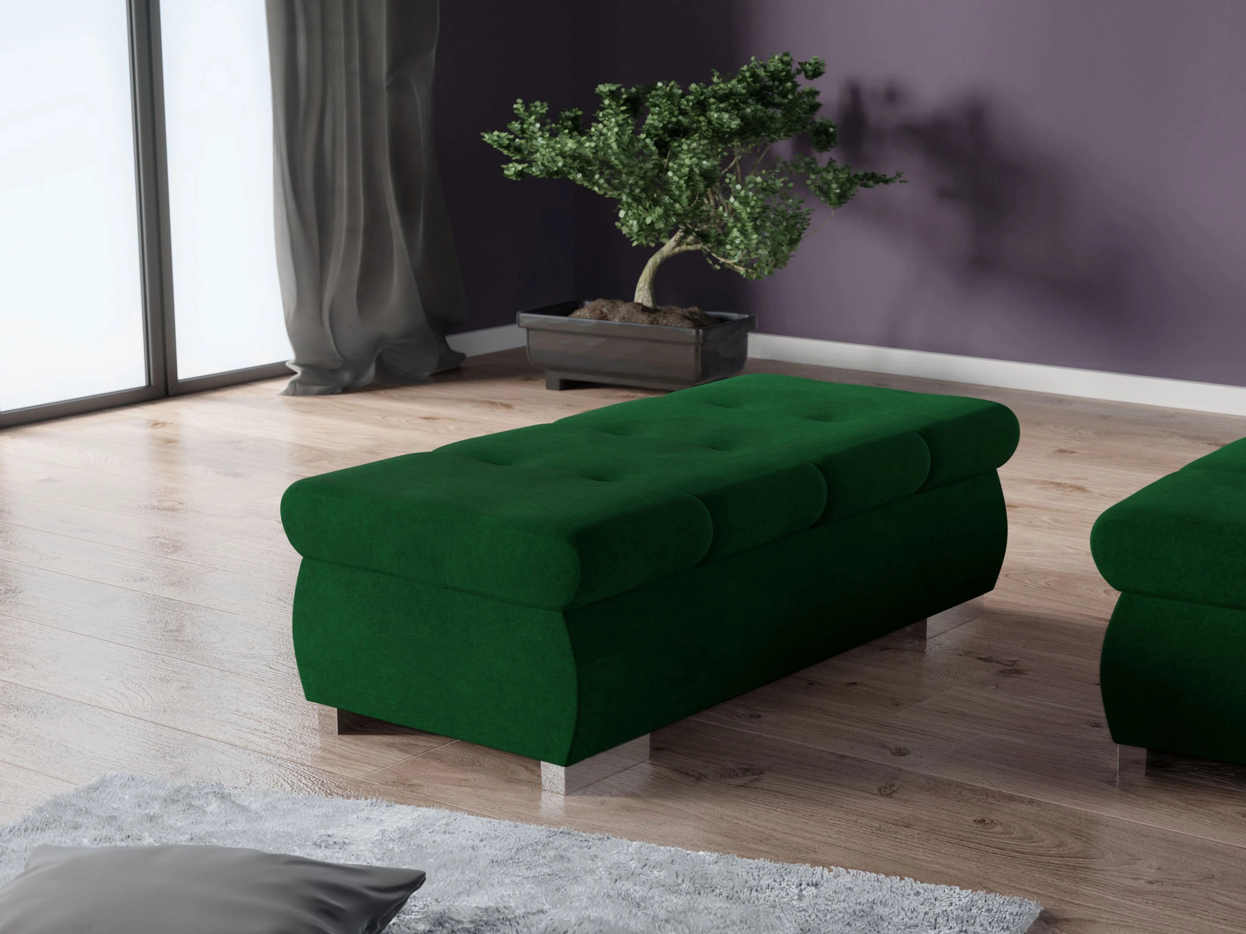 Bancă tapițată Comfivo Nitor I (Uttario Velvet 2951)