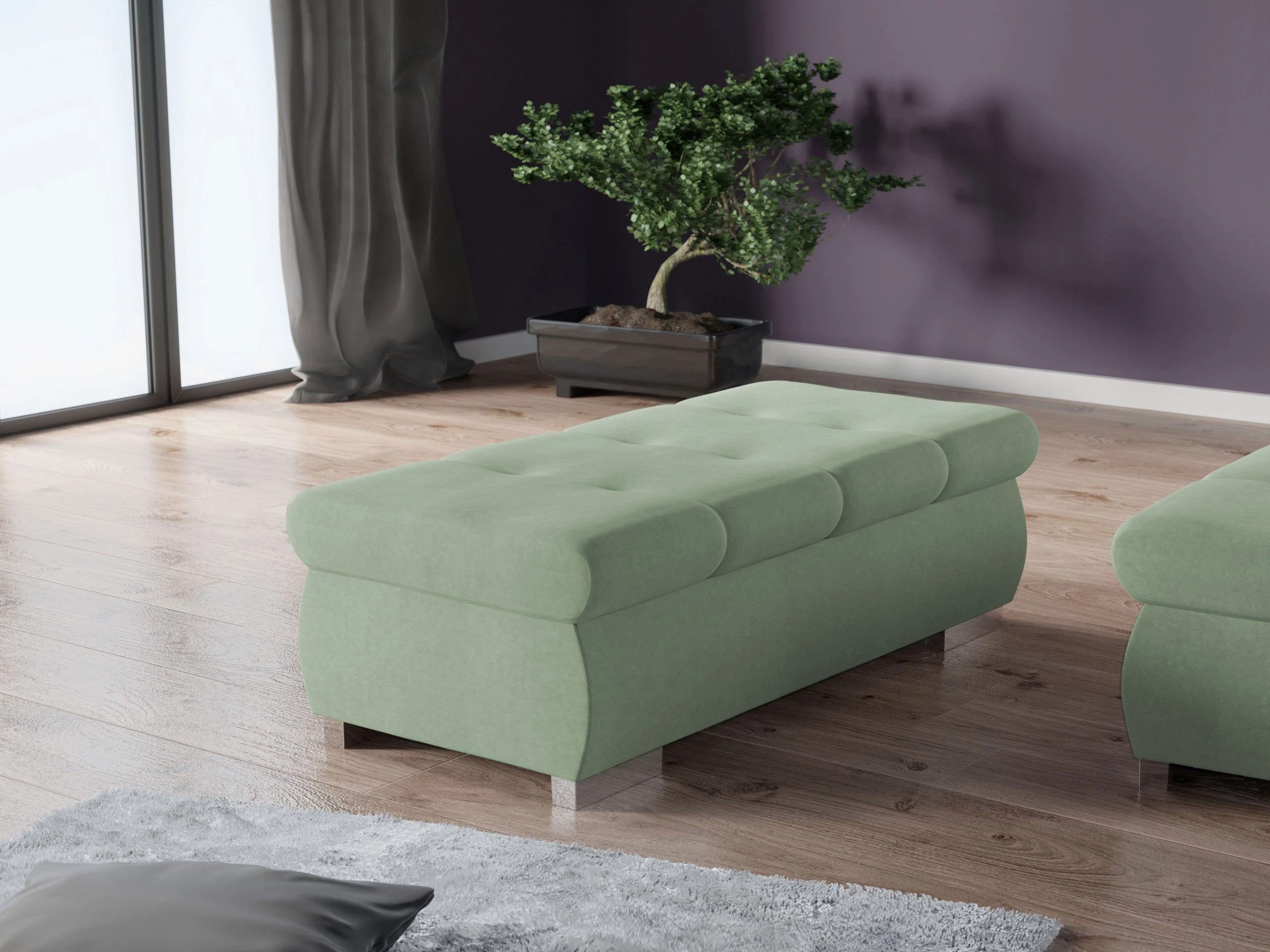 Bancă tapițată Comfivo Nitor I (Uttario Velvet 2954)