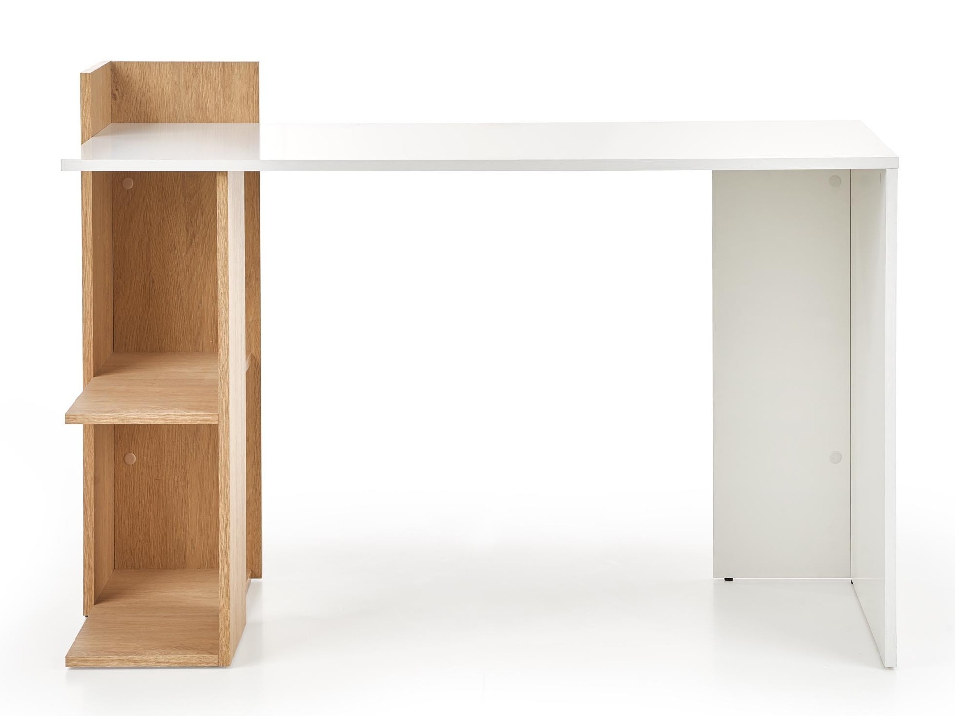Birou Houston 825 (Alb + Stejar auriu)