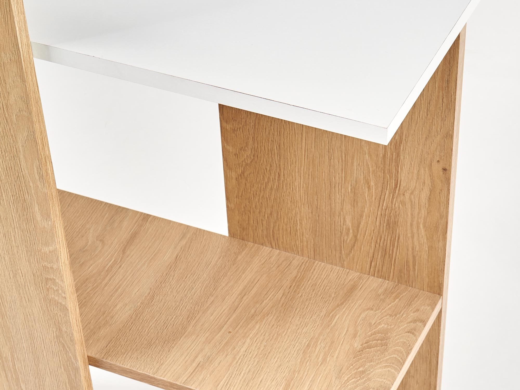Birou Houston 825 (Alb + Stejar auriu)
