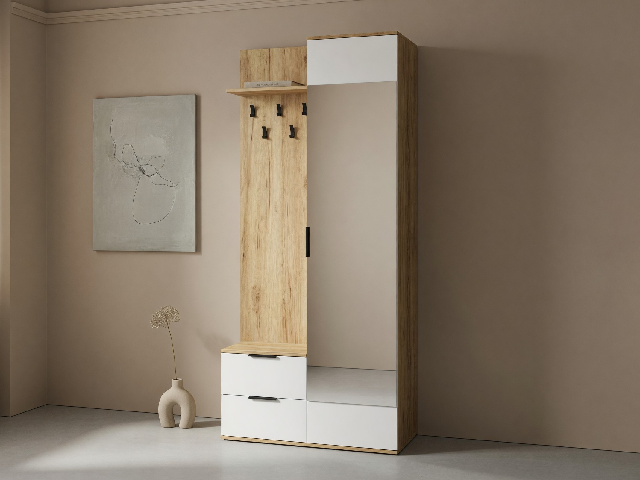 Set de hol Houston 2004 (Stejar auriu + Alb)