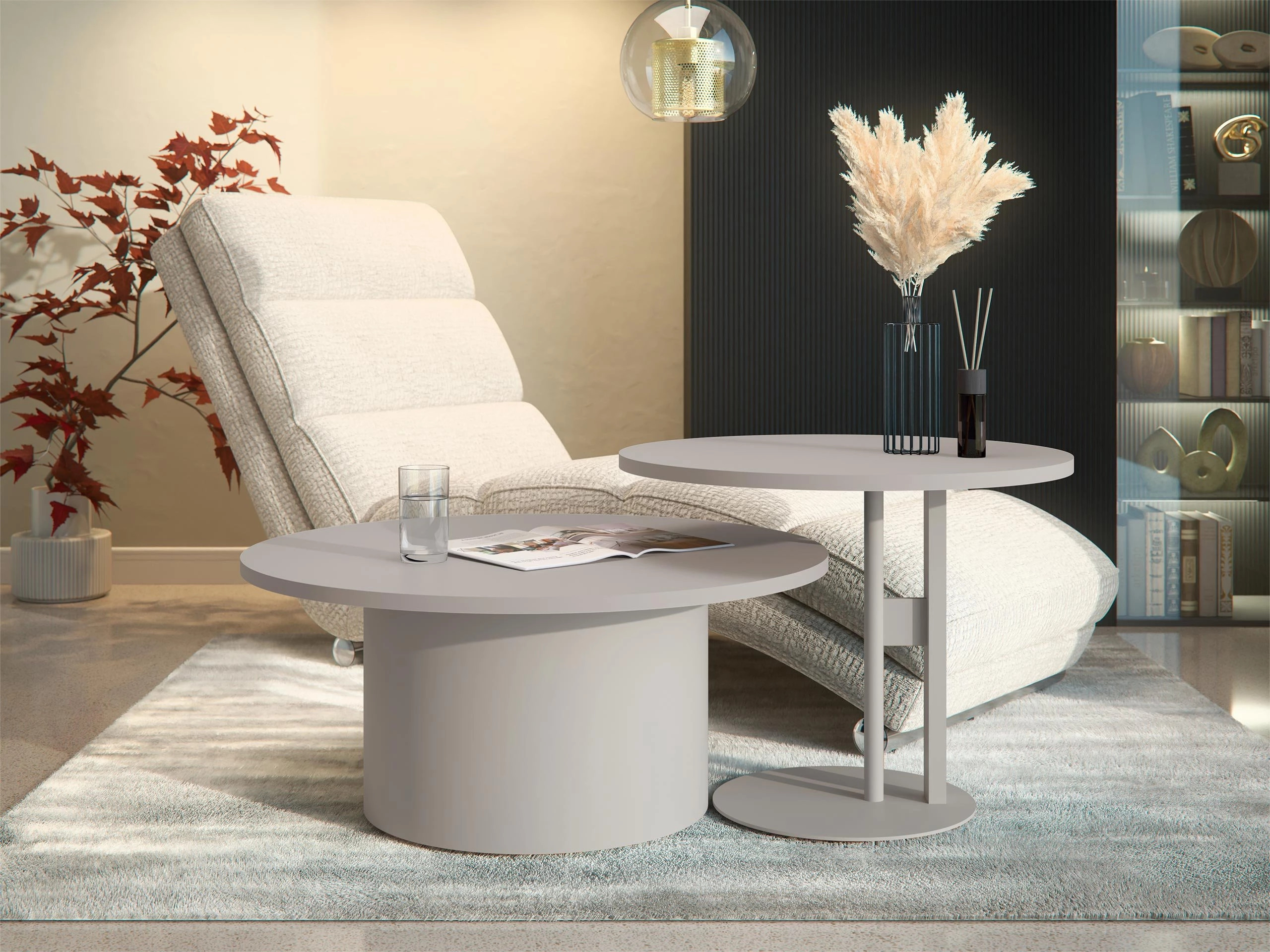 Set de măsuțe de cafea Oswego 160 (Cașmir)