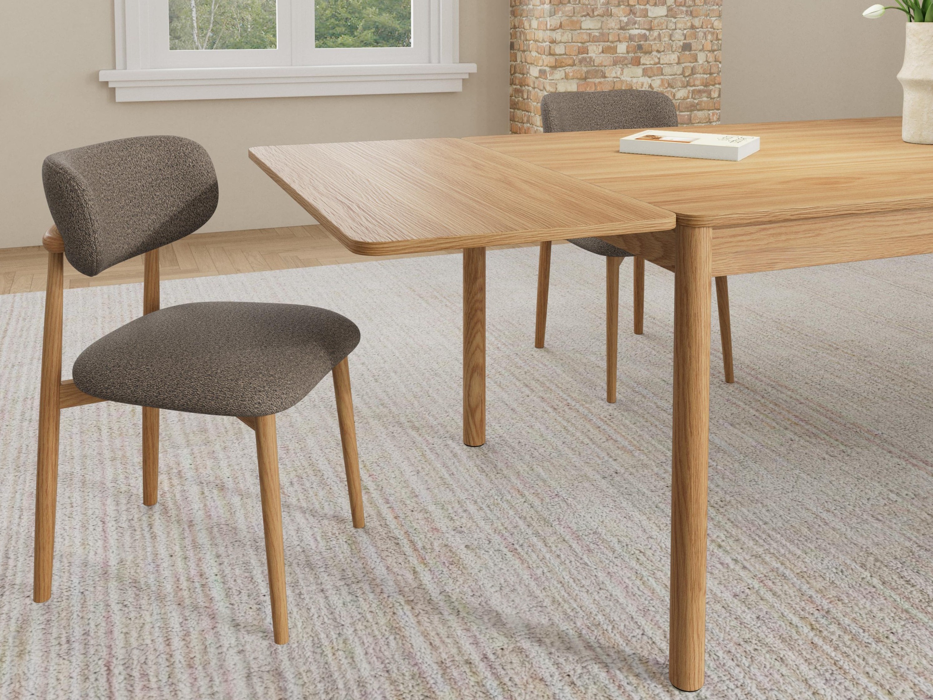 Scaun Norsica 1060 (Stejar + Taupe)