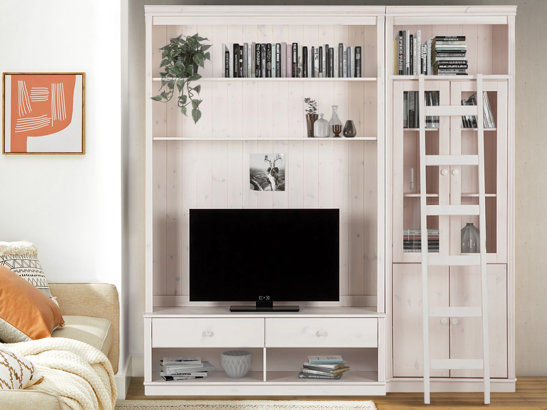 Set de living Saltoro 125 (Alb)