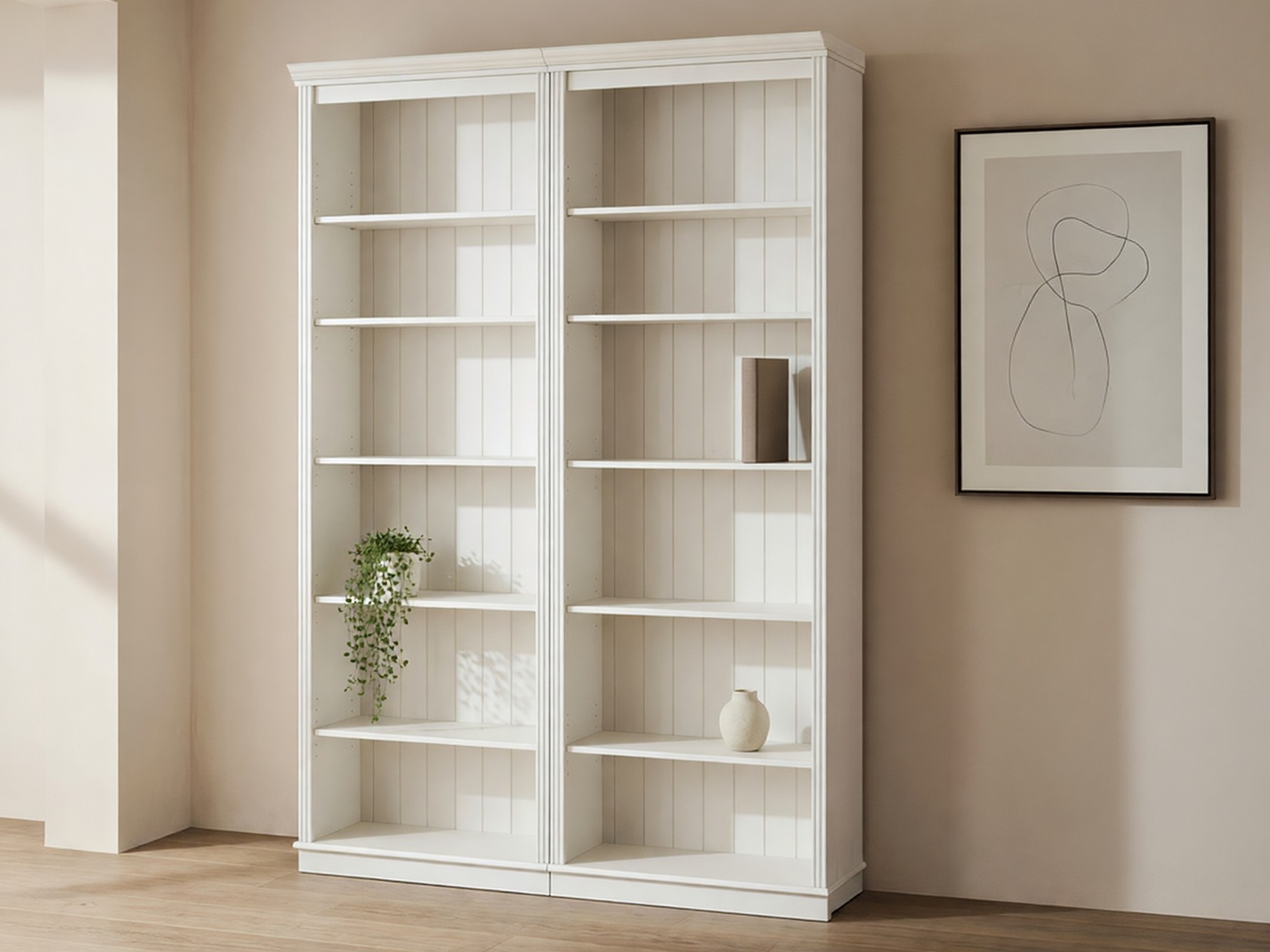 Set de rafturi Saltoro 116 (Alb)