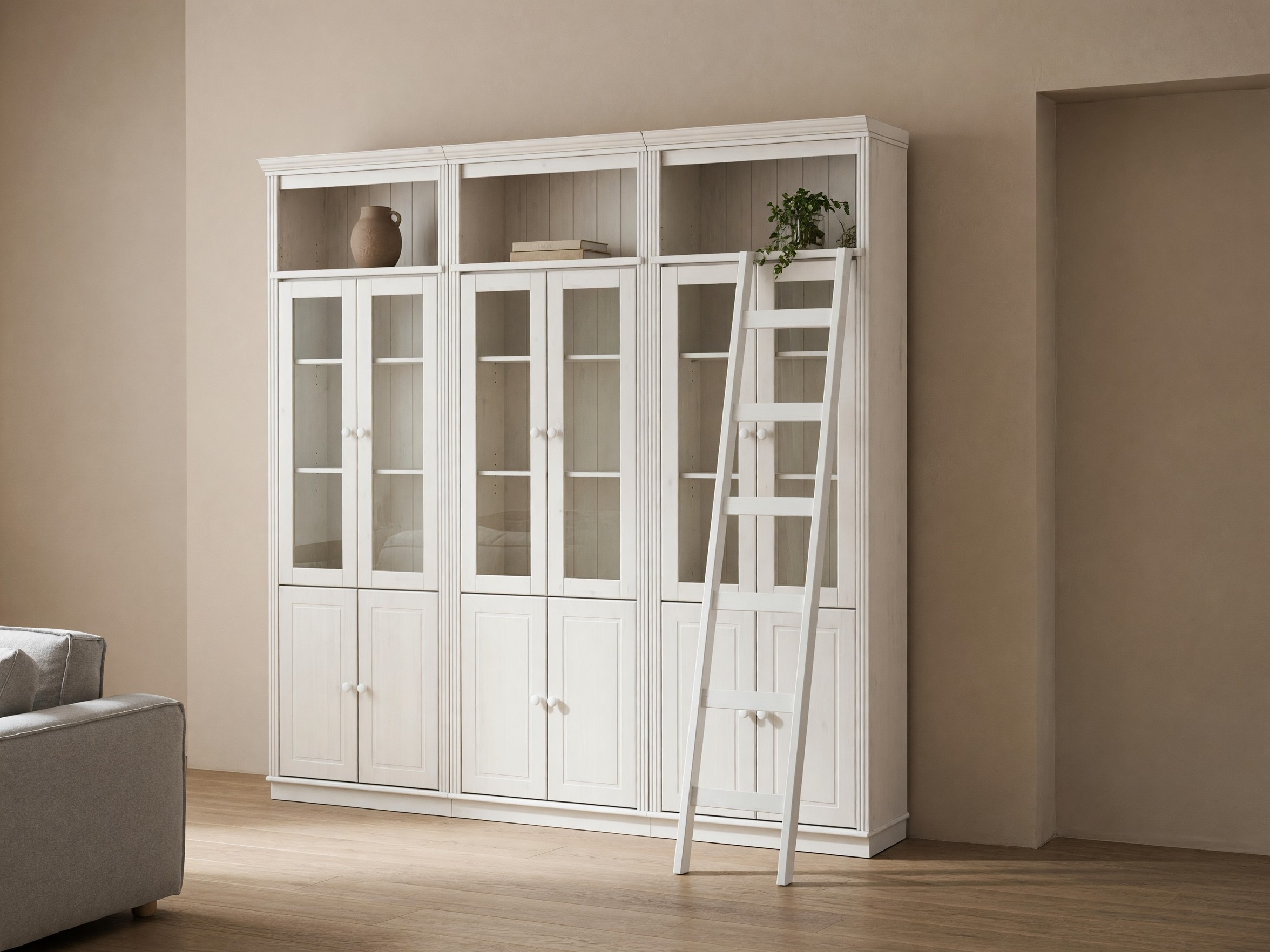 Set de rafturi Saltoro 130 (Alb)