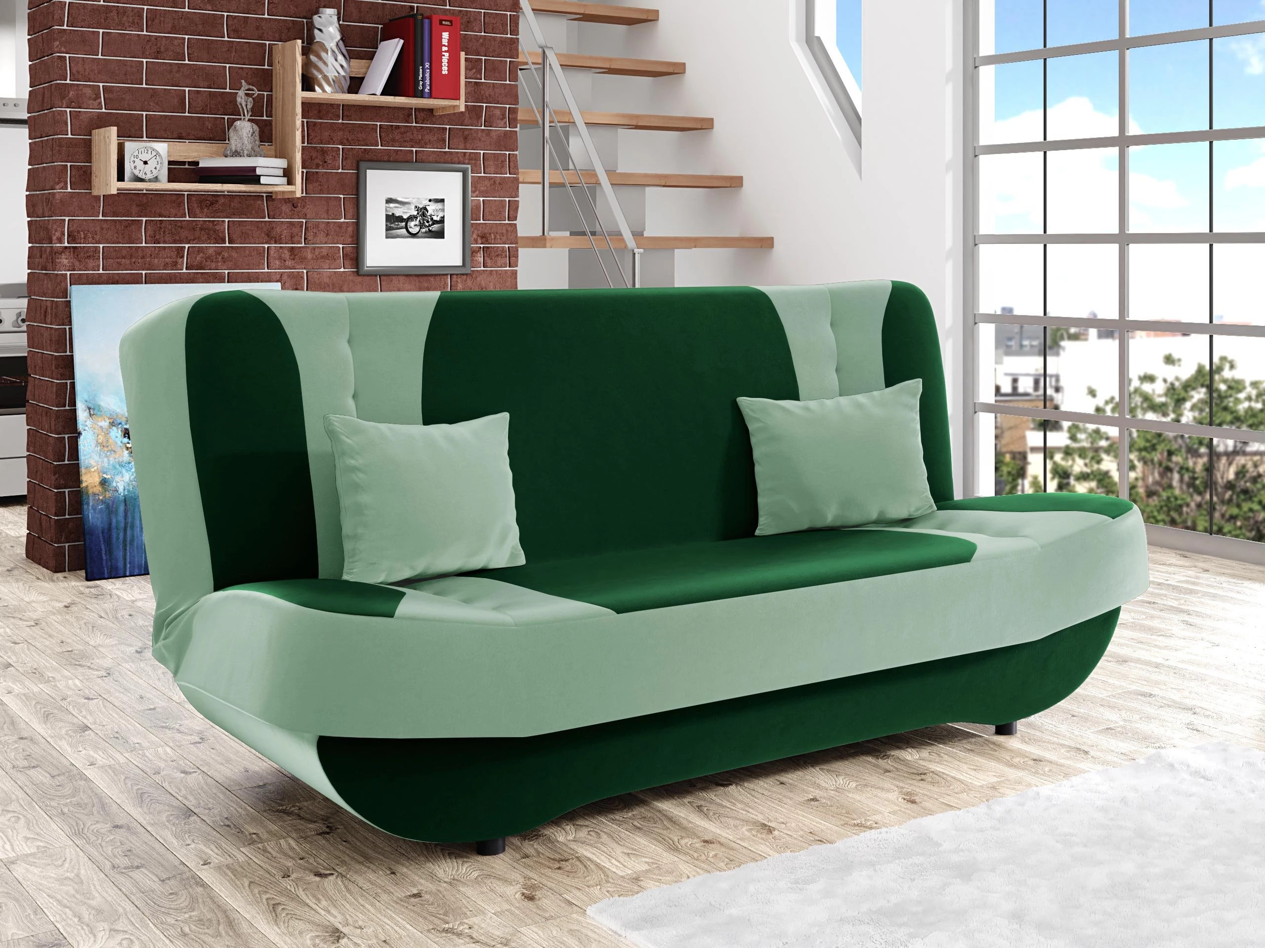 Canapea extensibilă Comfivo Cervus (Magic Velvet 2225 + Magic Velvet 2227)