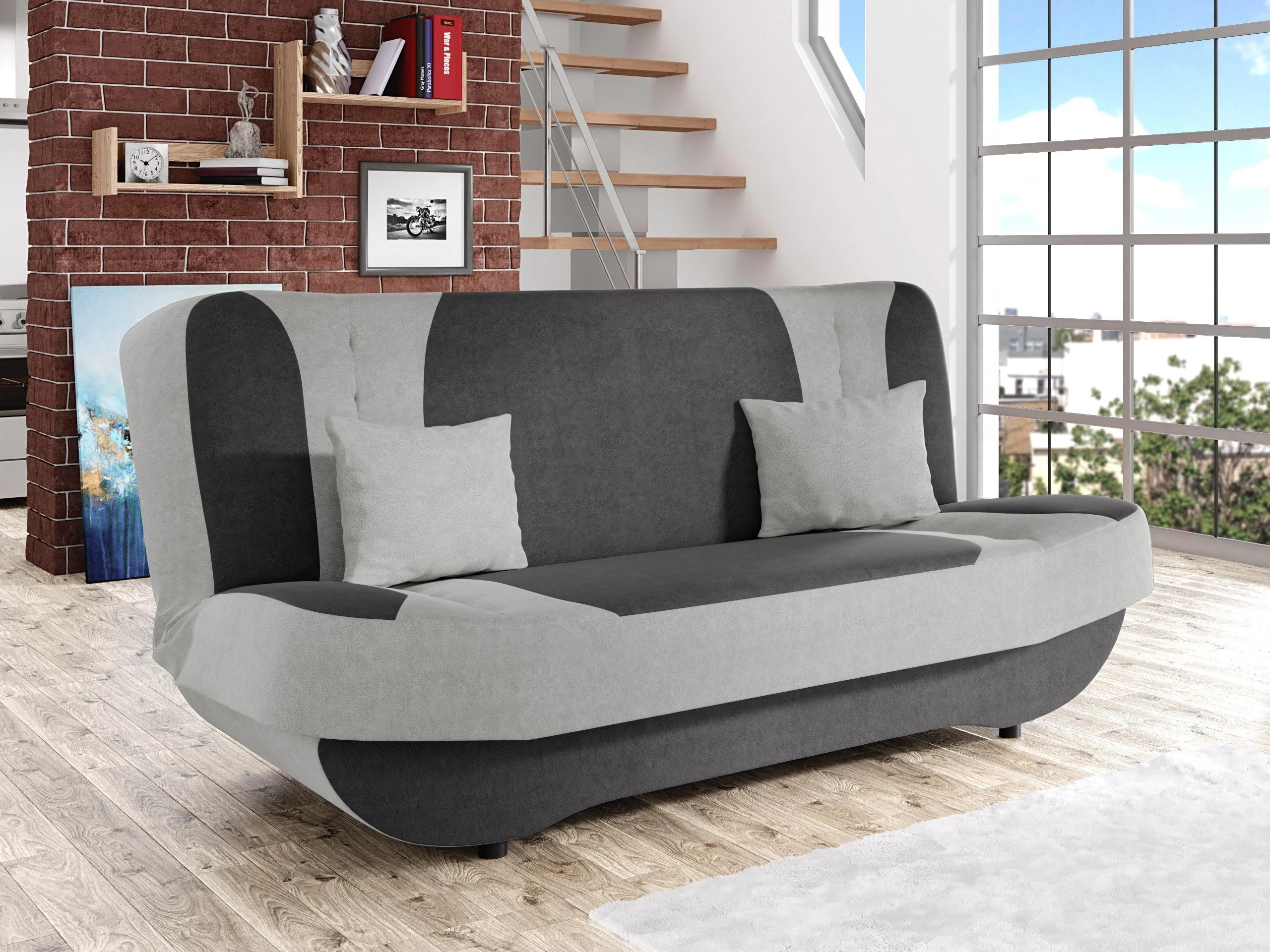 Canapea extensibilă Comfivo Cervus (Uttario Velvet 2971 + Uttario Velvet 2973)