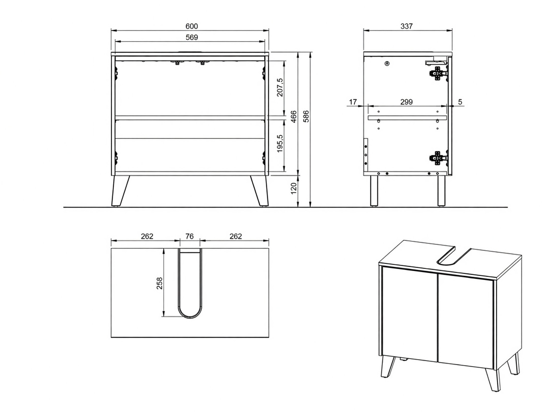 Mască de baie neancorată Voseri 100