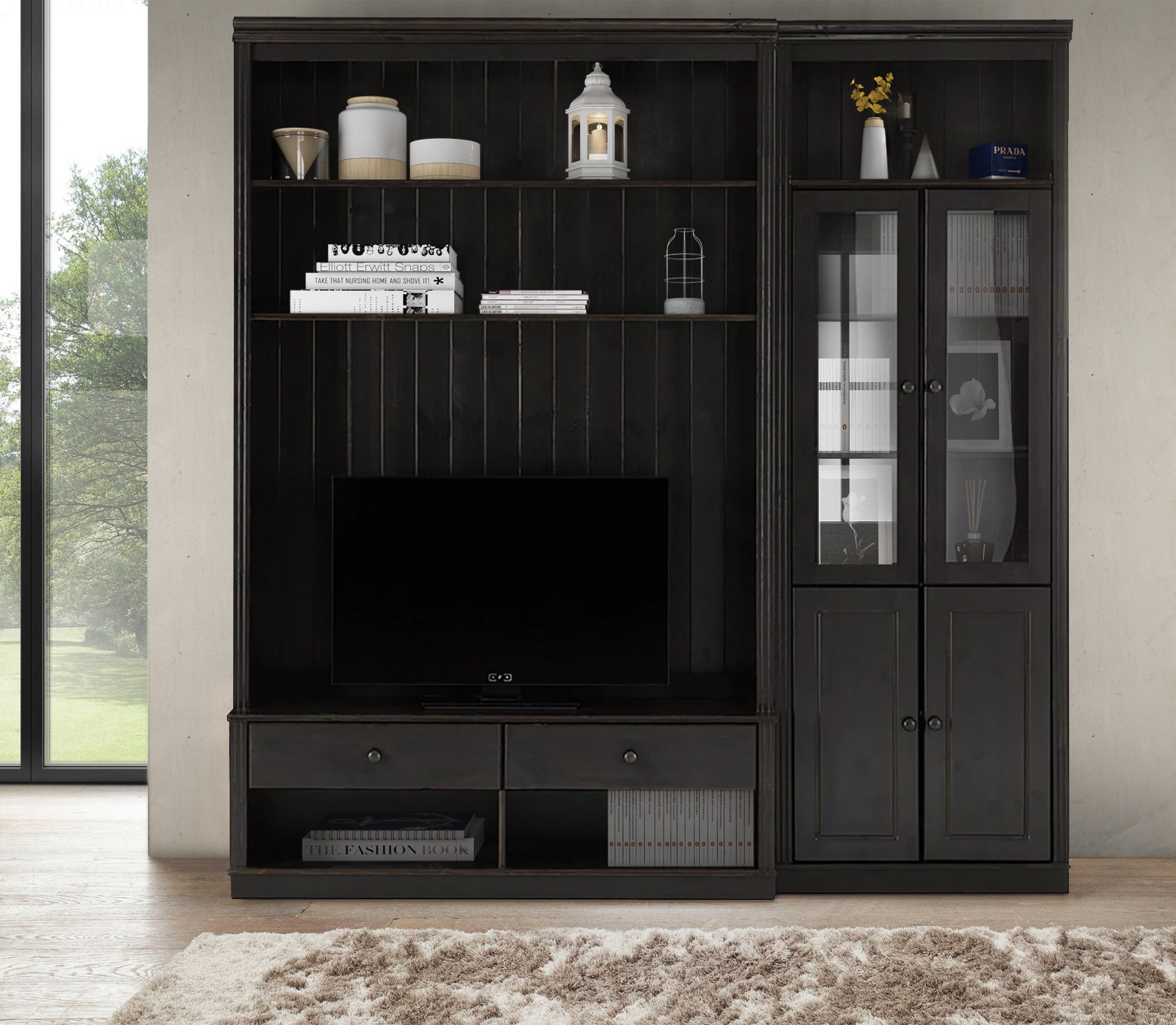 Set de living Saltoro 124 (Maro închis)