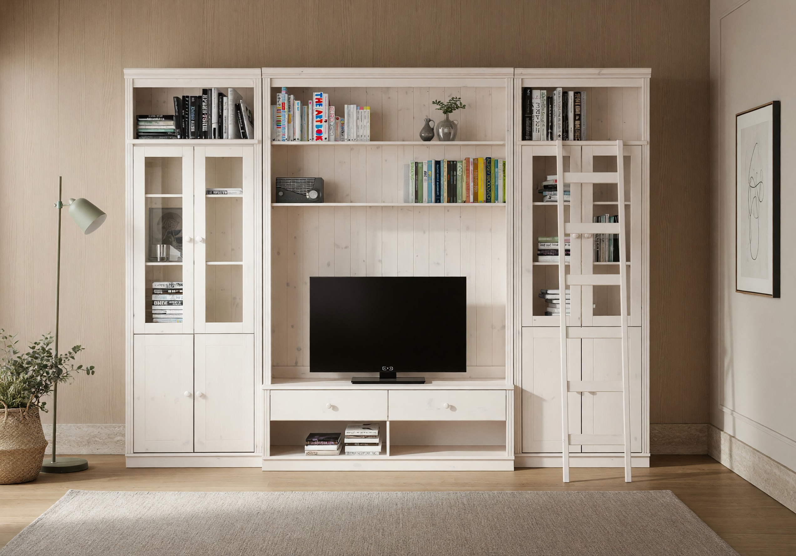 Set de living Saltoro 128 (Alb)