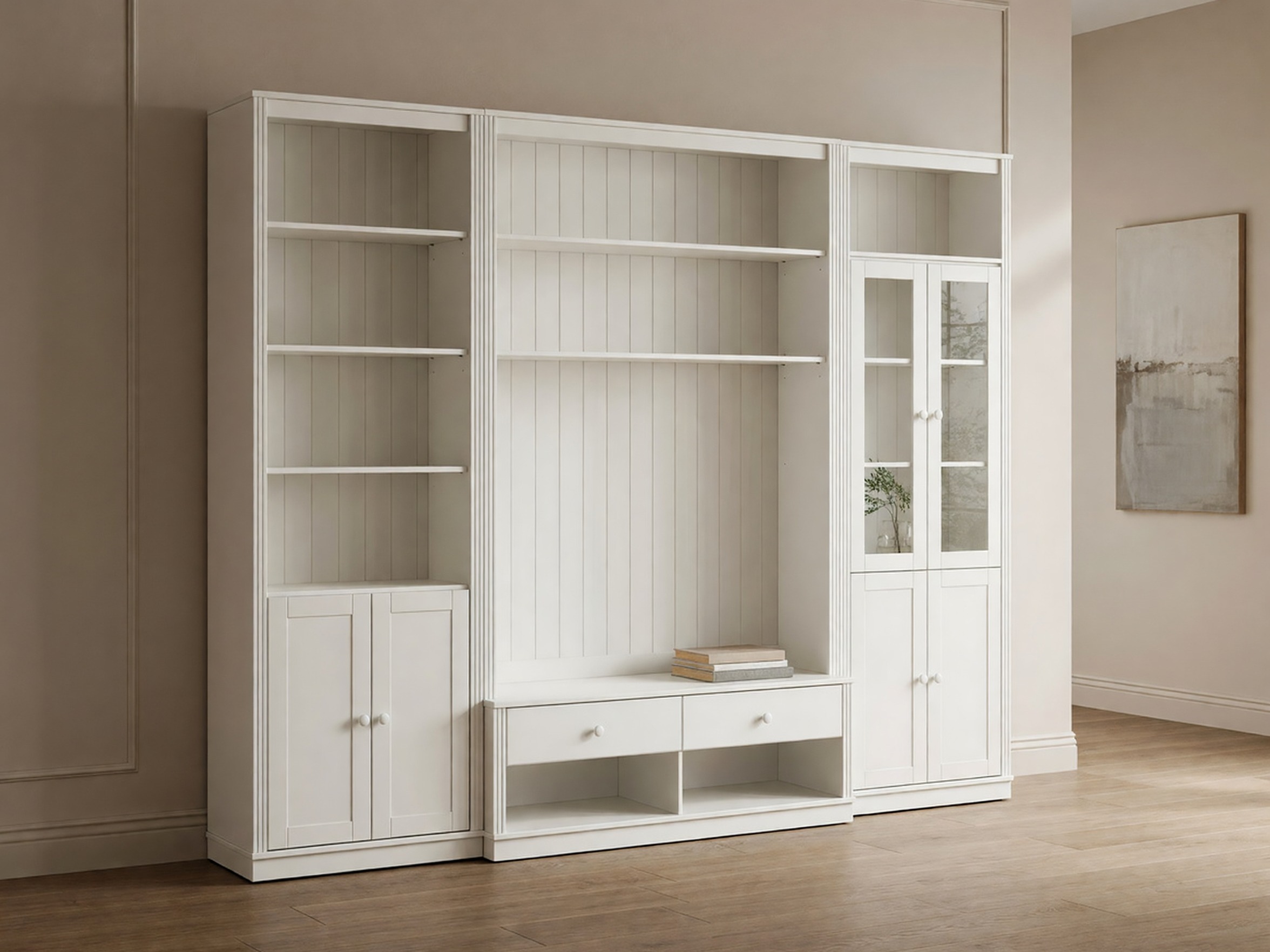 Set de living Saltoro 140 (Alb)