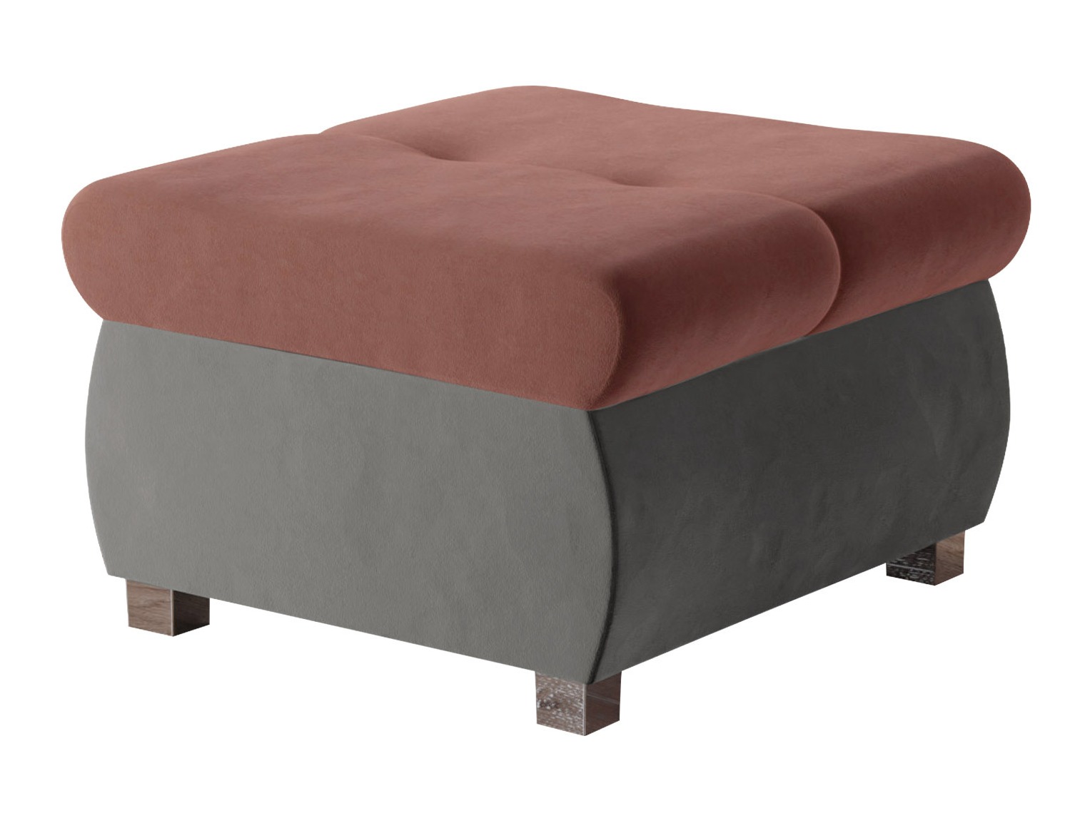 Taburet tapițat Comfivo Nitor (Magic Velvet 2217 + Magic Velvet 2258)