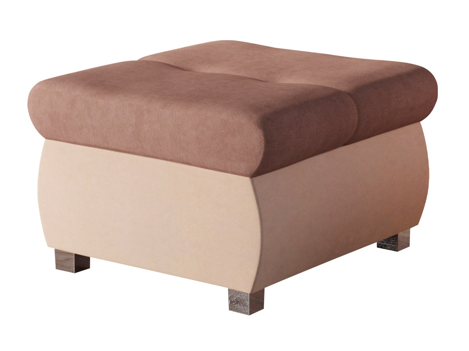 Taburet tapițat Comfivo Nitor (Uttario Velvet 2956 + Uttario Velvet 2955)