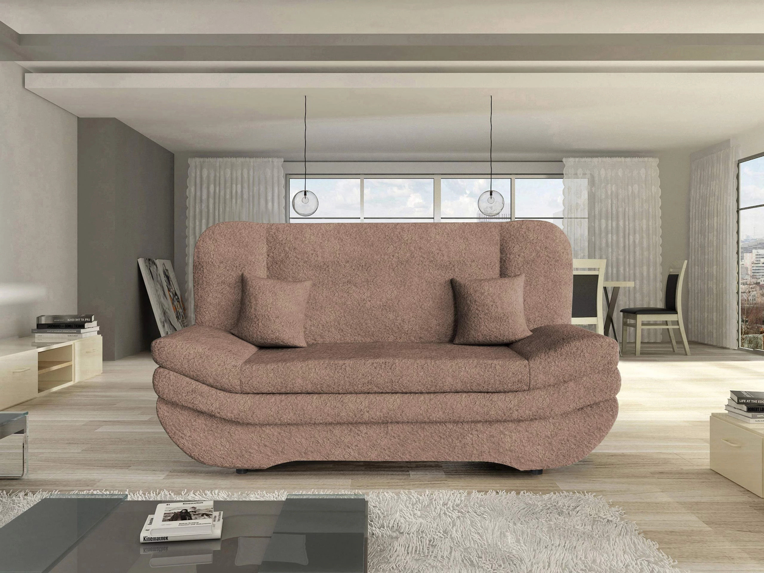 Canapea extensibilă Comfivo Silva (Coral 45)